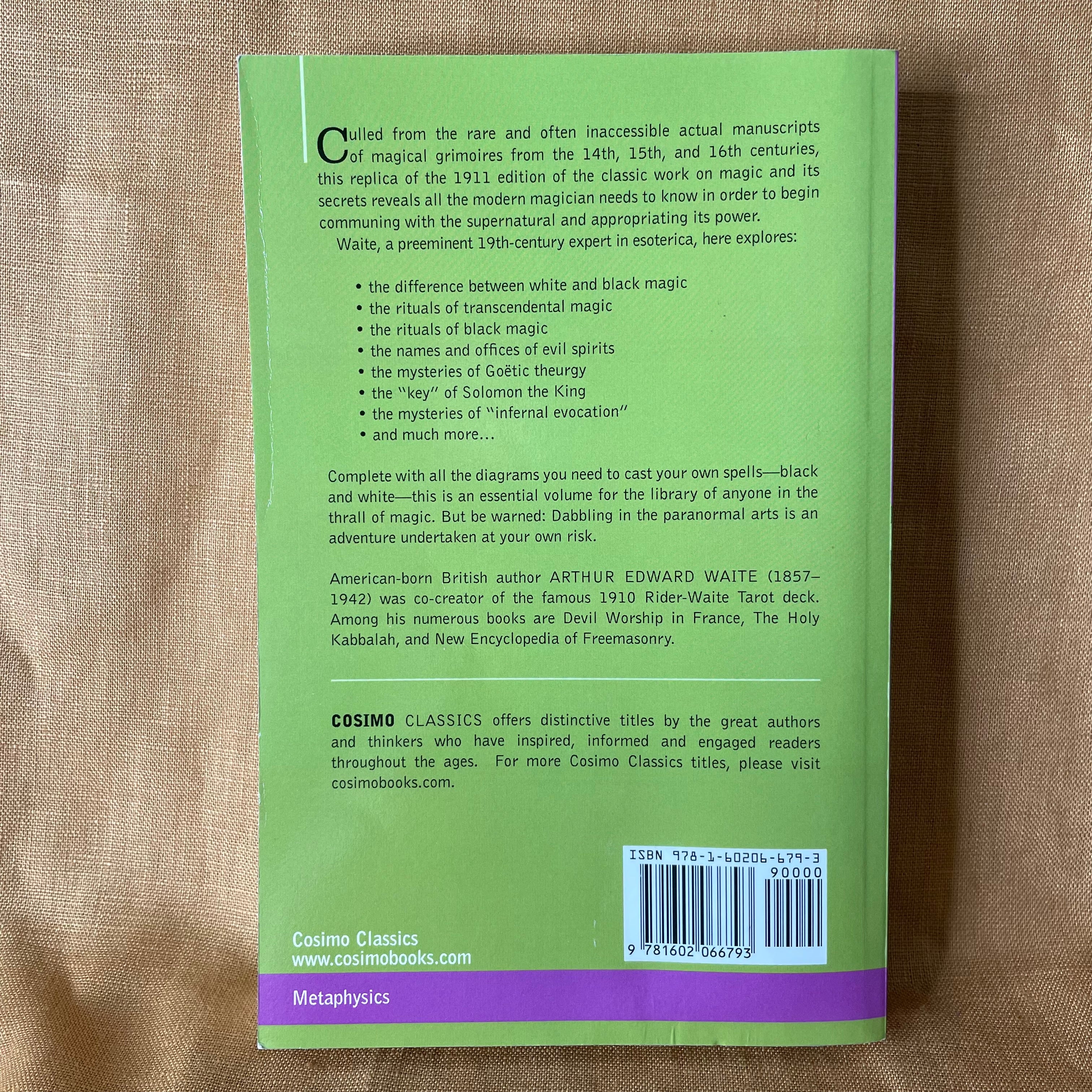 The Book of Ceremonial Magic by Arthur Edward Waite