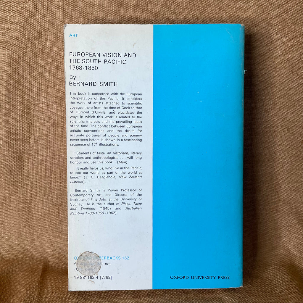European Vision and the South Pacific 1768–1850 — Bernard Smith