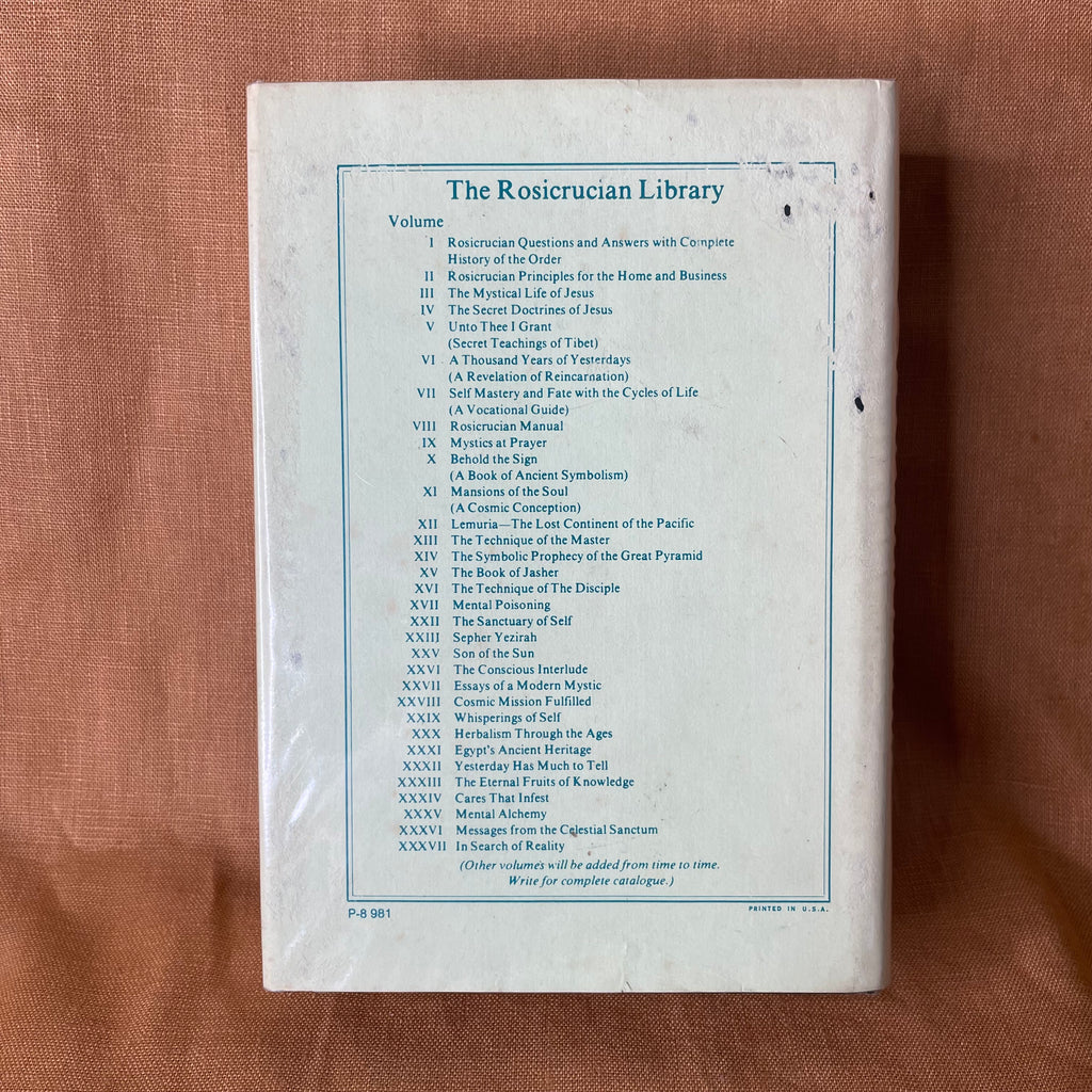 Rosicrucian Questions and Answers with Complete History of the Rosicrucian Order — H. Spencer Lewis