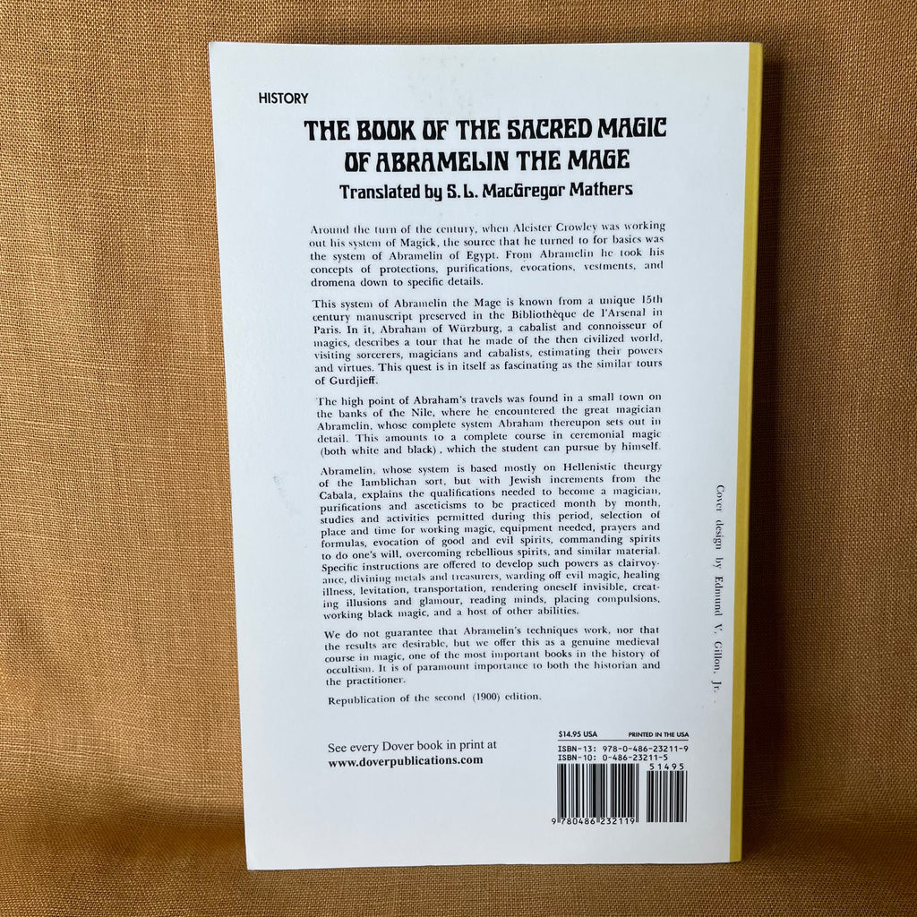 The Book of the Sacred Magic of Abramelin the Mage — S.L. MacGregor Mathers
