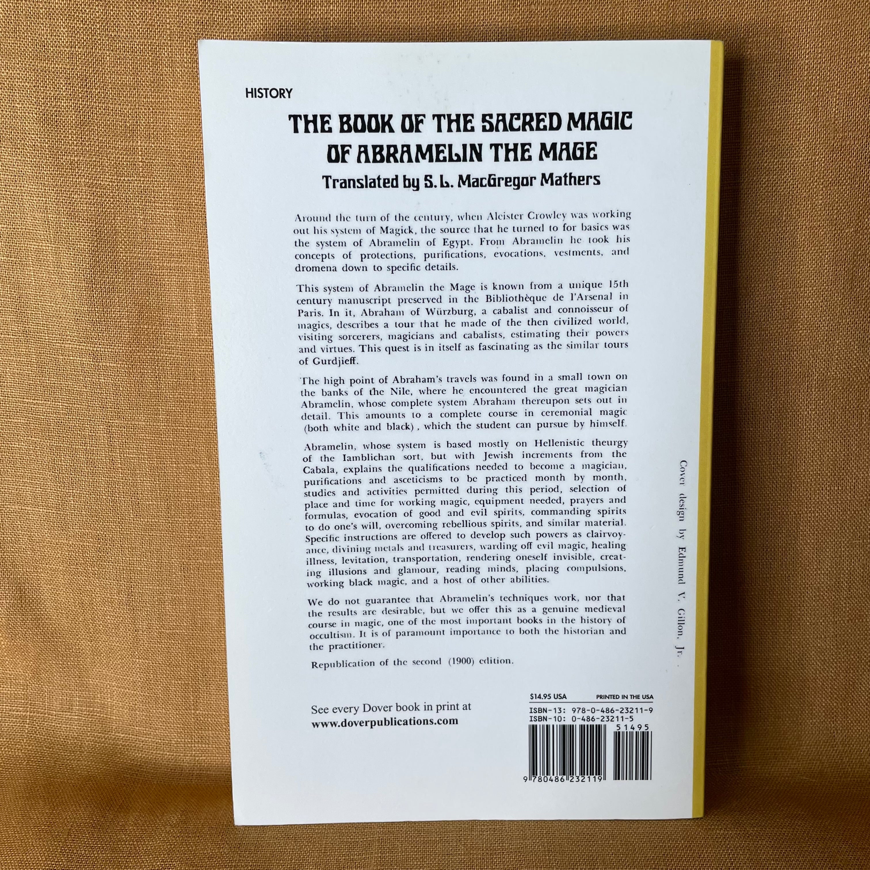 The Book of the Sacred Magic of Abramelin the Mage — S.L. MacGregor Mathers