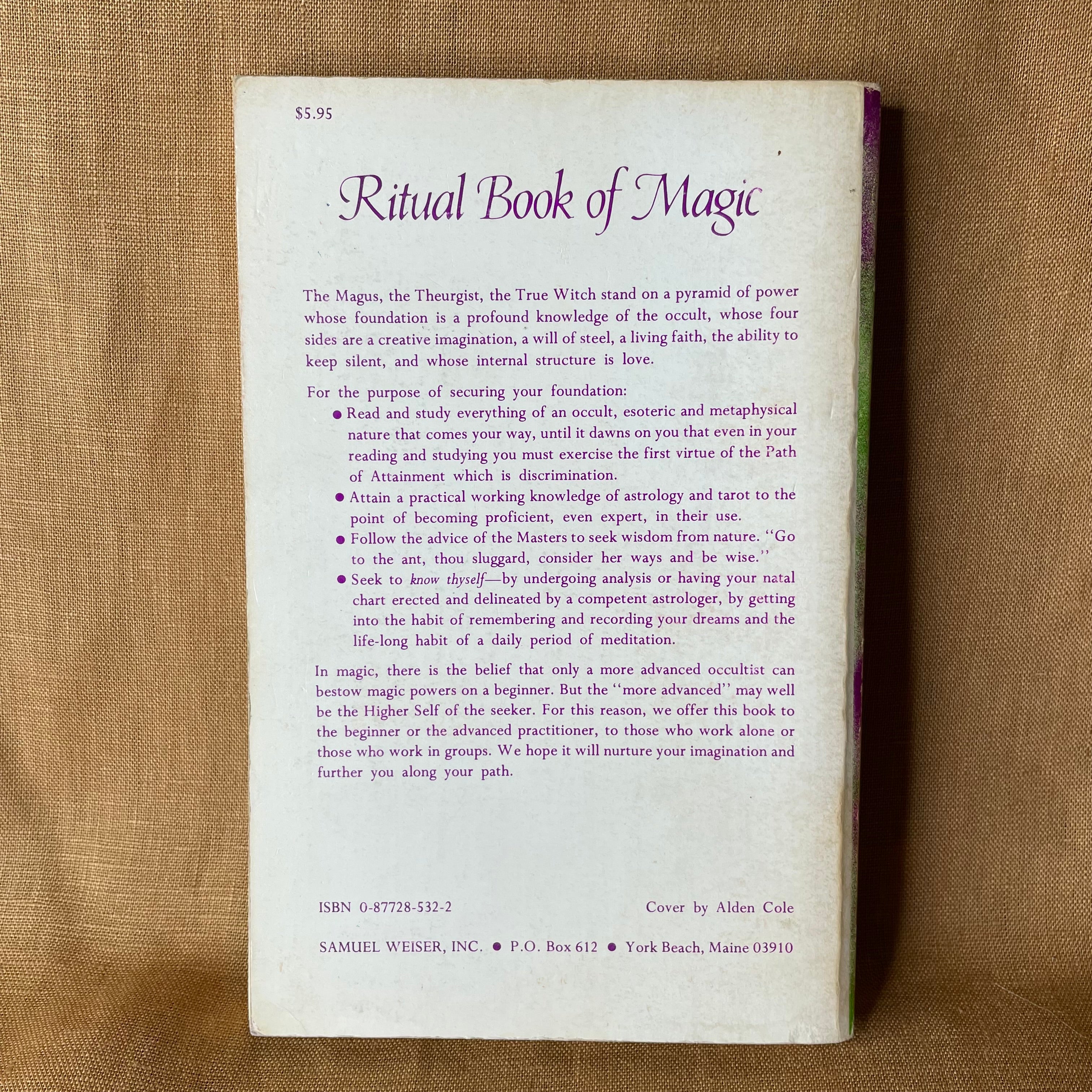 Ritual Book of Magic - Clifford Bias - First Edition