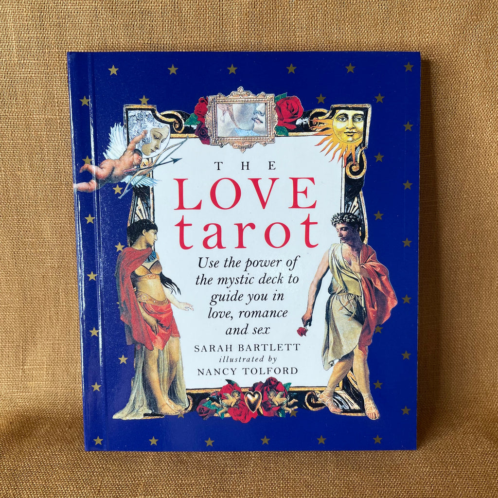 The Love Tarot by Sarah Bartlett, illustrated by Nancy Tolford — 22-Card Tarot Set with Book