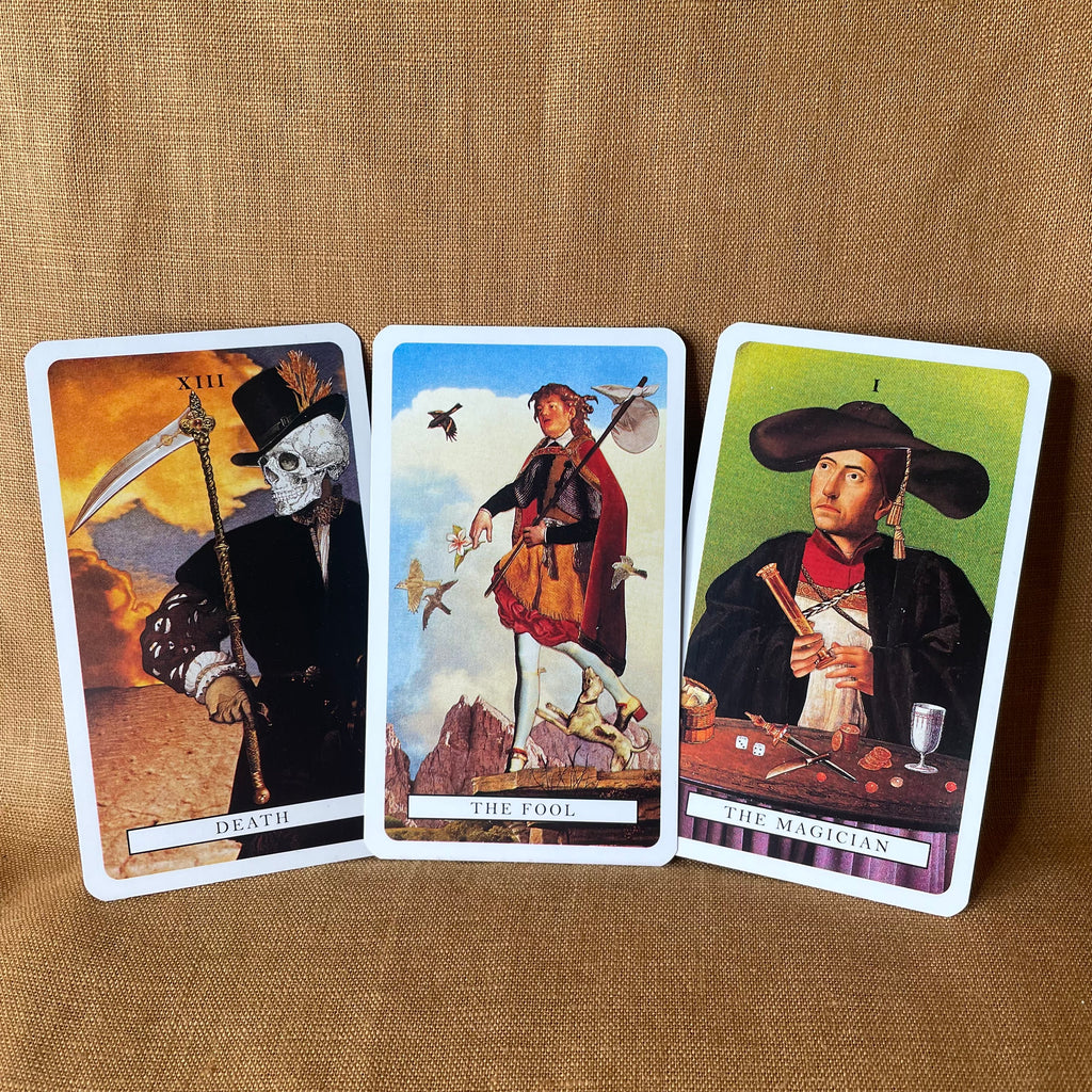 The Love Tarot by Sarah Bartlett, illustrated by Nancy Tolford — 22-Card Tarot Set with Book