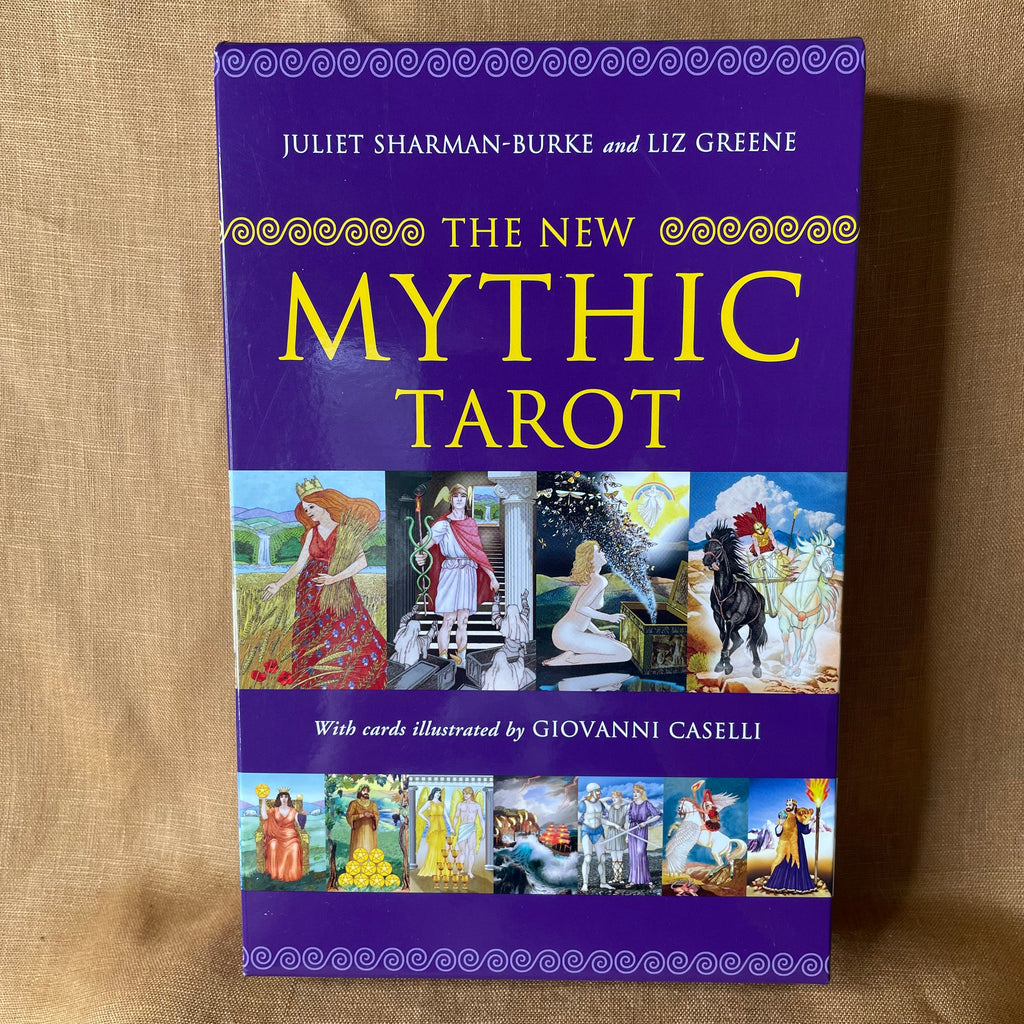 The New Mythic Tarot by Juliet Sharman-Burke & Liz Greene — 78-Card Deck and Guidebook