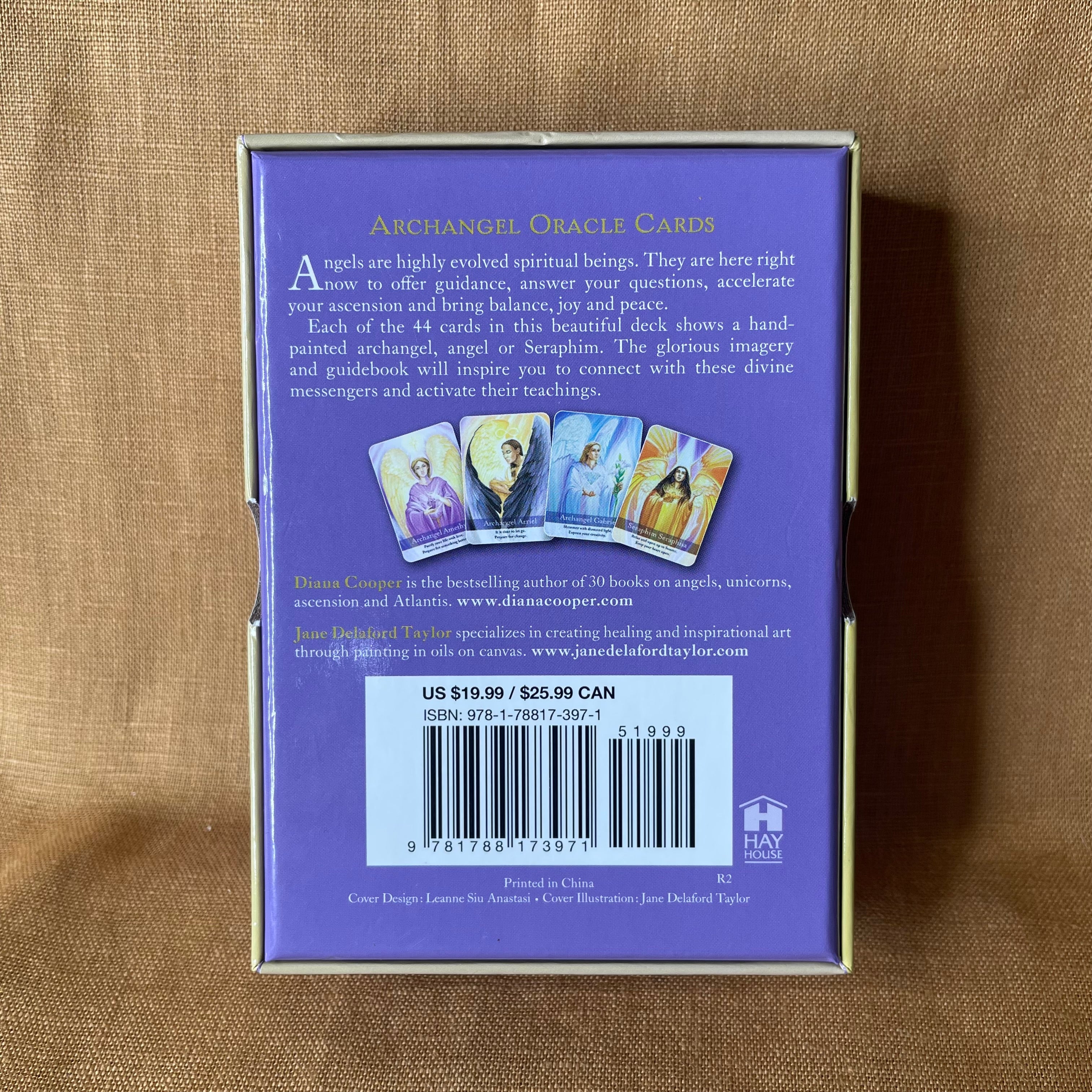Archangel Oracle Cards by Diana Cooper — 44-Card Deck & Guidebook