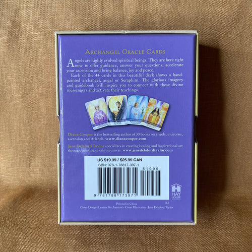 Archangel Oracle Cards by Diana Cooper — 44-Card Deck & Guidebook