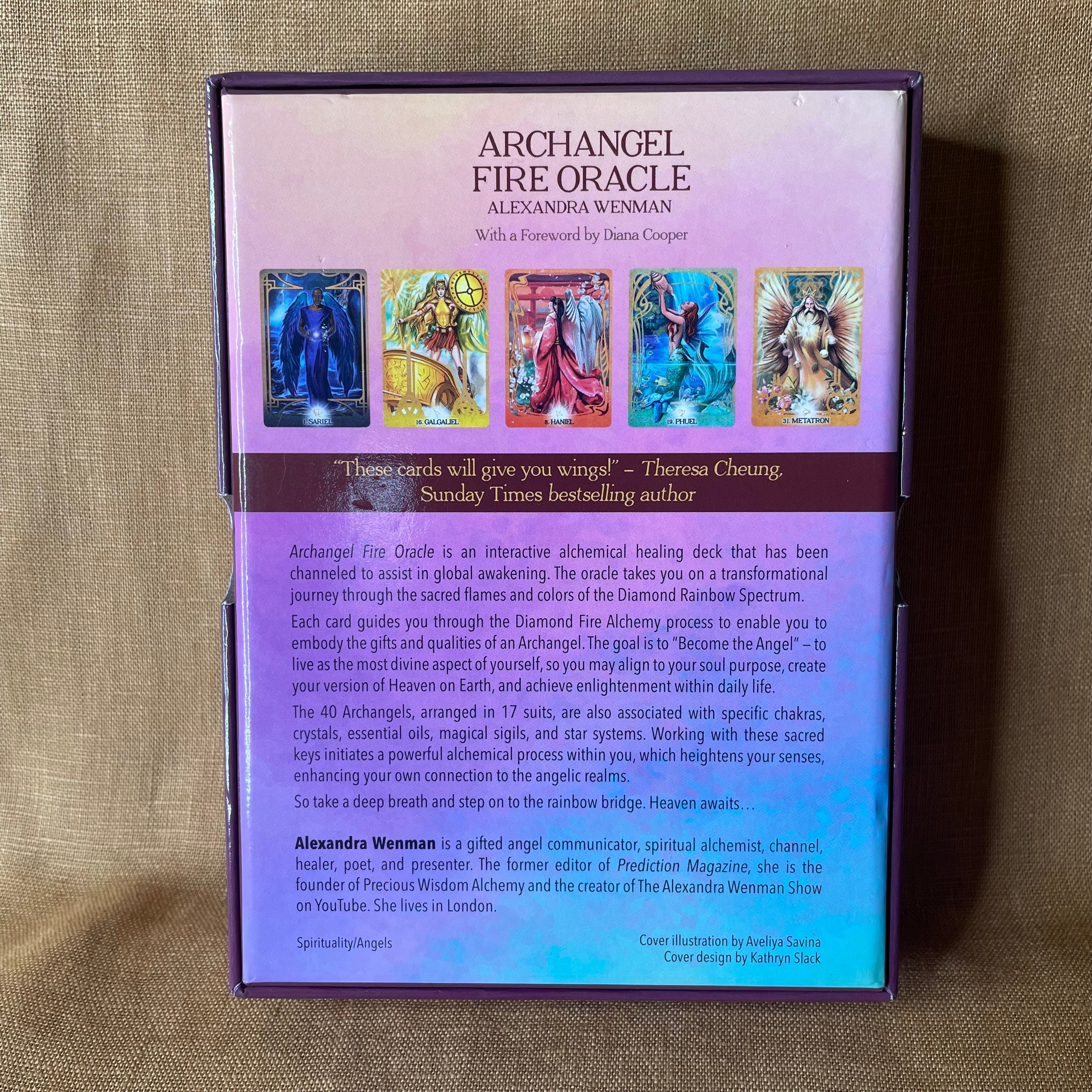 Archangel Fire Oracle by Alexandra Wenman — 40-Card Deck & Guidebook
