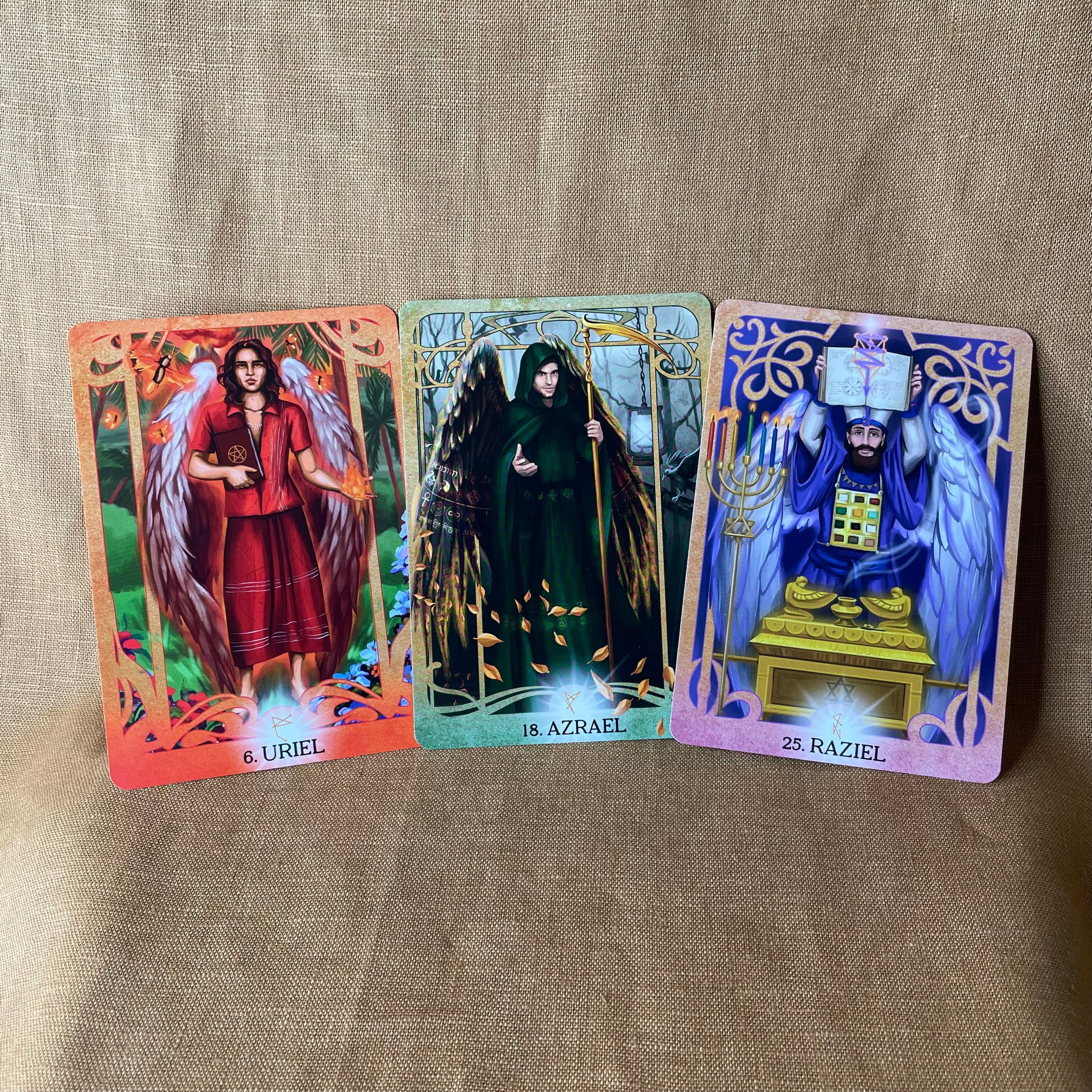 Archangel Fire Oracle by Alexandra Wenman — 40-Card Deck & Guidebook