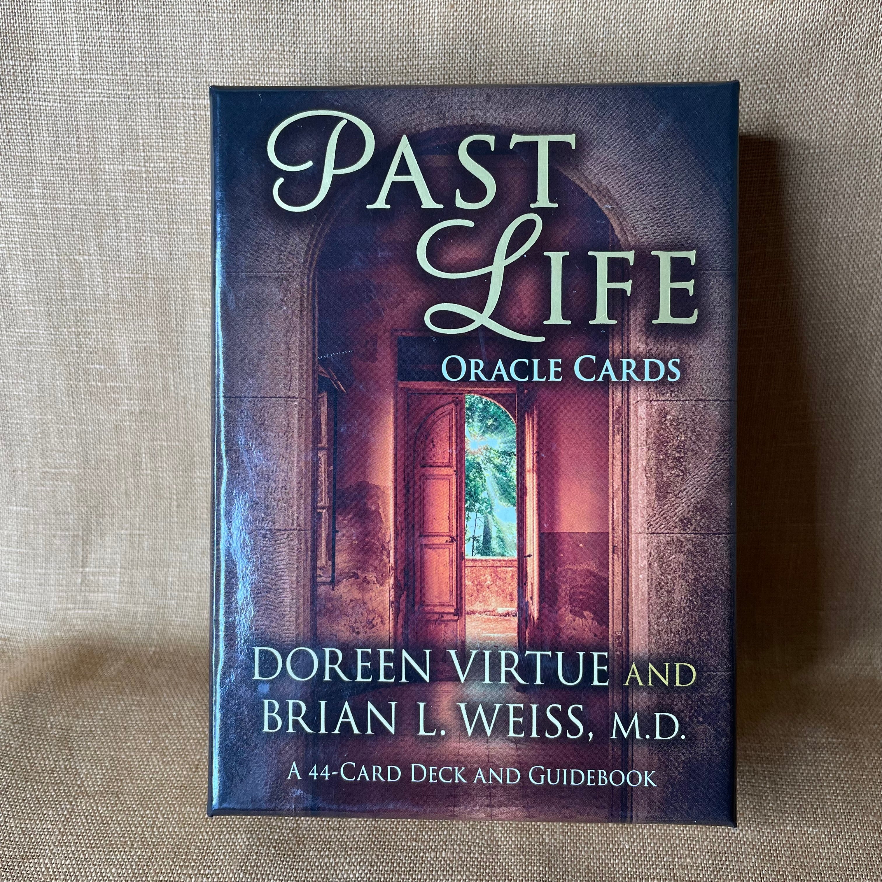 Past Life Oracle Cards by Doreen Virtue & Brian L. Weiss — 44-Card Deck & Guidebook
