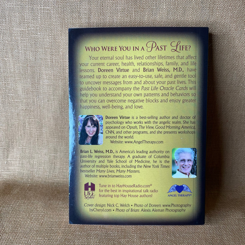 Past Life Oracle Cards by Doreen Virtue & Brian L. Weiss — 44-Card Deck & Guidebook