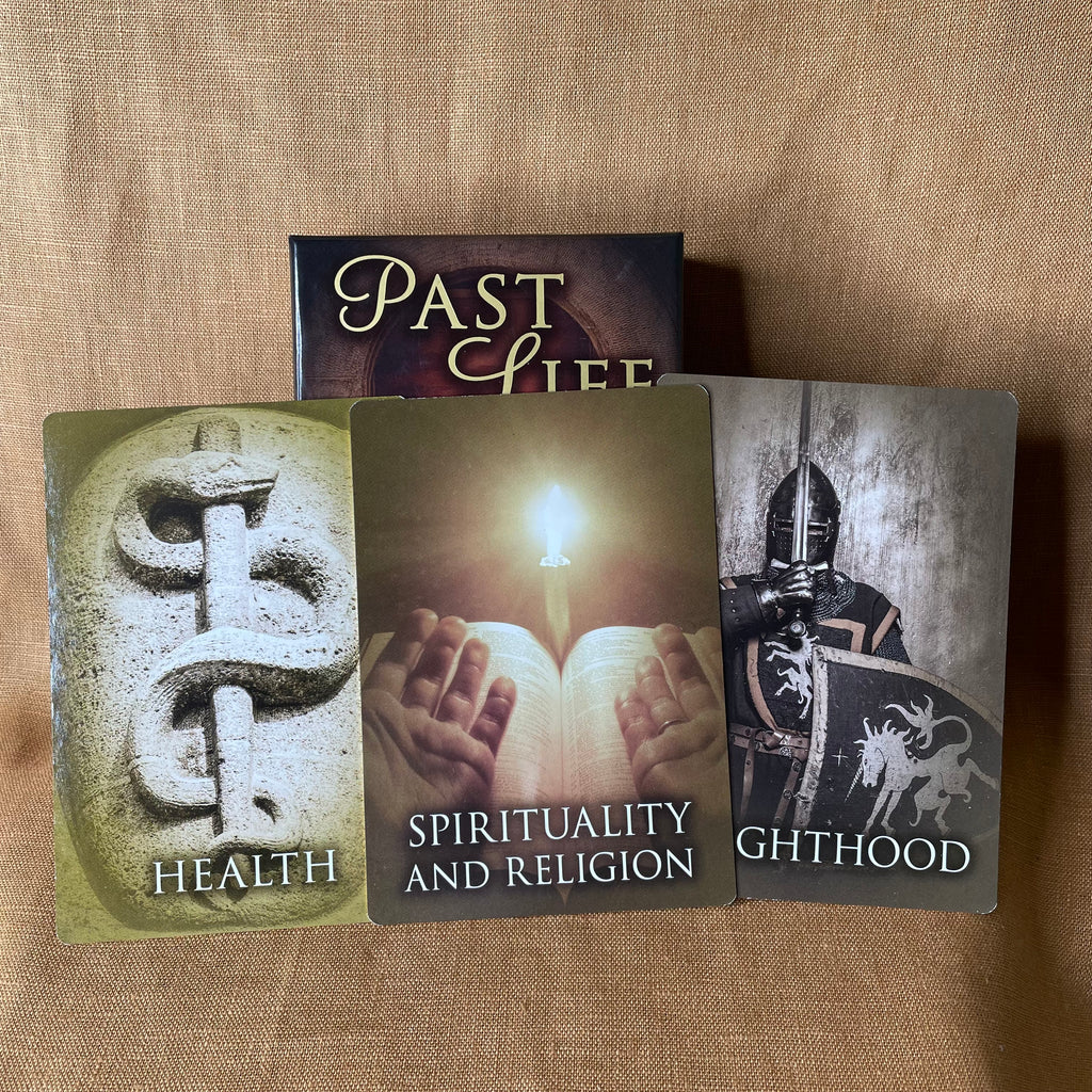 Past Life Oracle Cards by Doreen Virtue & Brian L. Weiss — 44-Card Deck & Guidebook