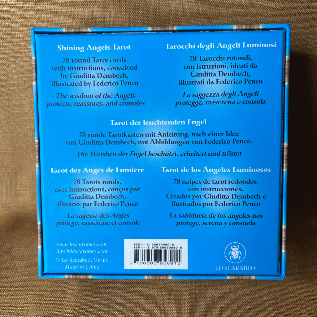 Shining Angels Tarot by Giuditta Dembech — 78 Round Tarot Cards