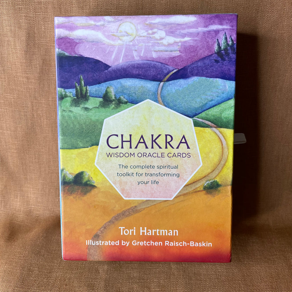 Chakra Wisdom Oracle Cards by Tori Hartman — 49-Card Deck & Guidebook