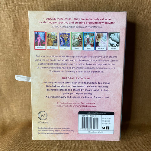 Chakra Wisdom Oracle Cards by Tori Hartman — 49-Card Deck & Guidebook