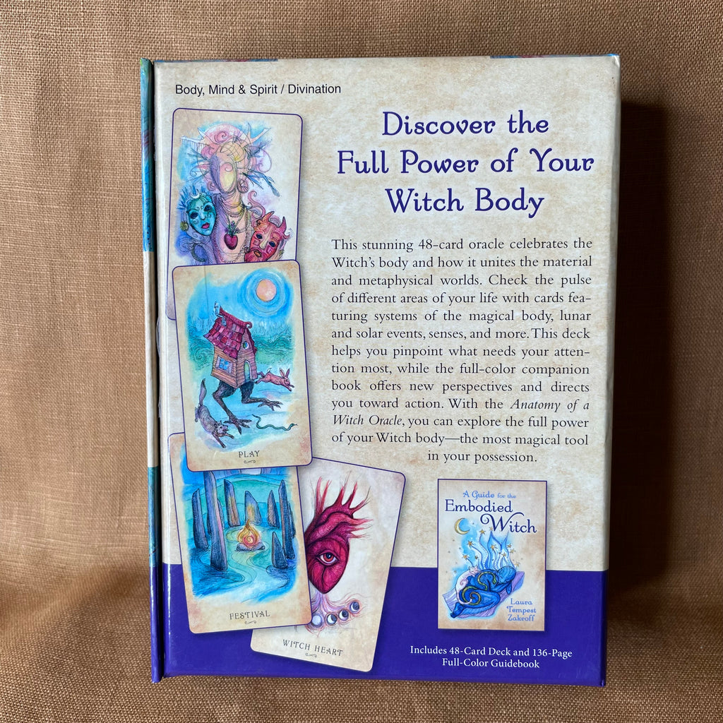 Anatomy of a Witch Oracle by Laura Tempest Zakroff — 48-Card Deck & Guidebook