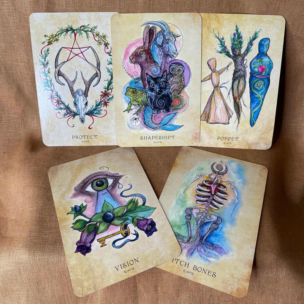 Anatomy of a Witch Oracle by Laura Tempest Zakroff — 48-Card Deck & Guidebook
