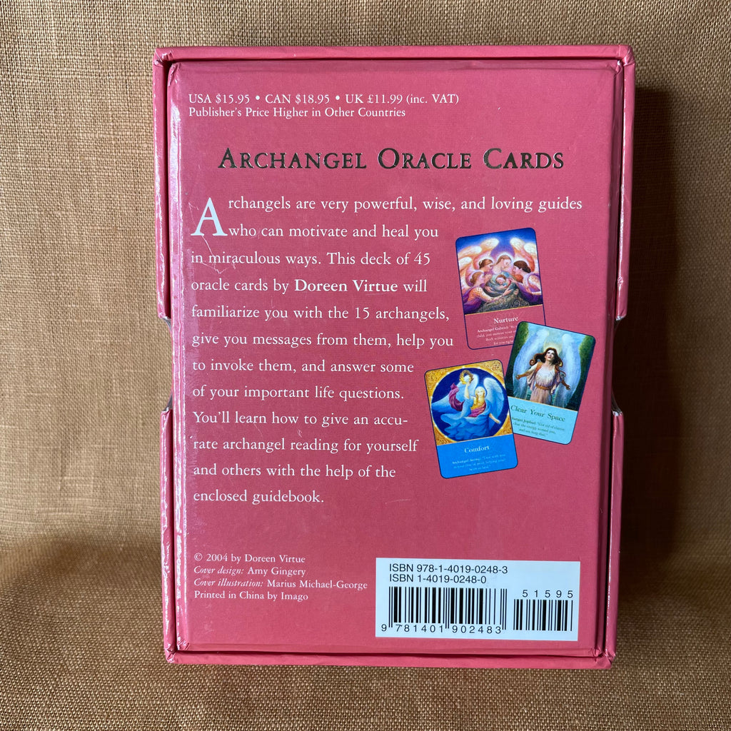 Archangel Oracle Cards by Doreen Virtue — 45-Card Deck & Guidebook