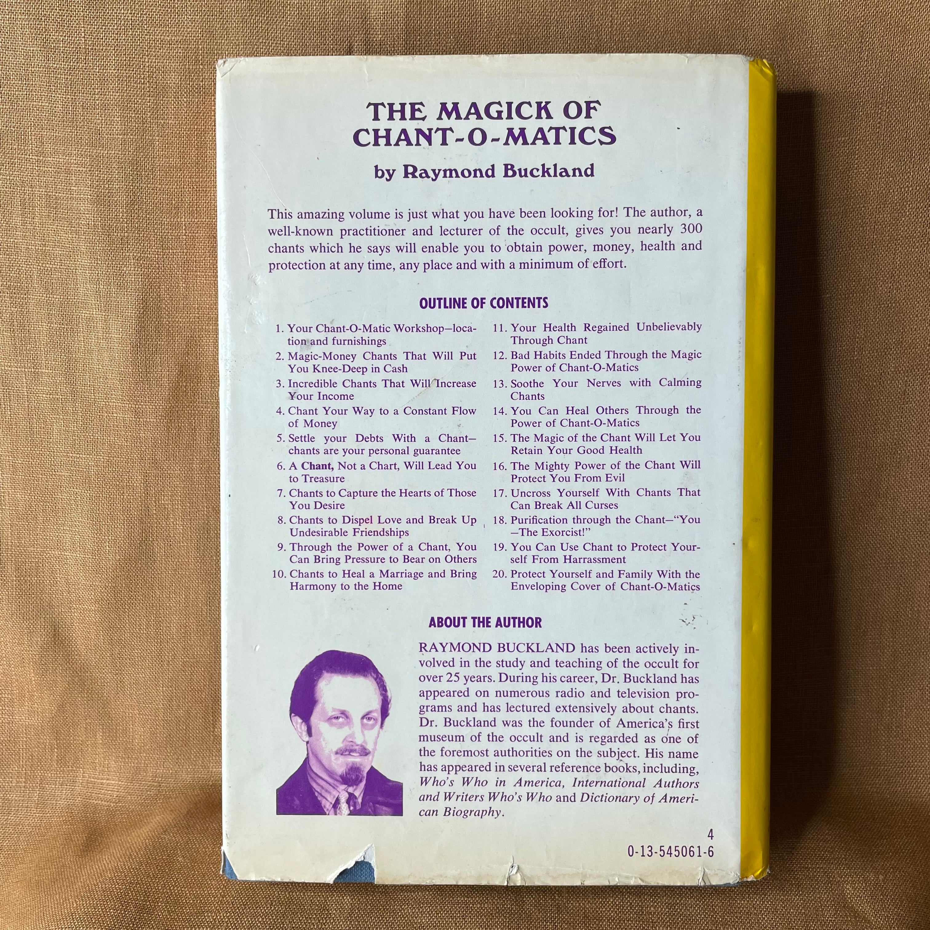 The Magick of Chant-O-Matics — Raymond Buckland