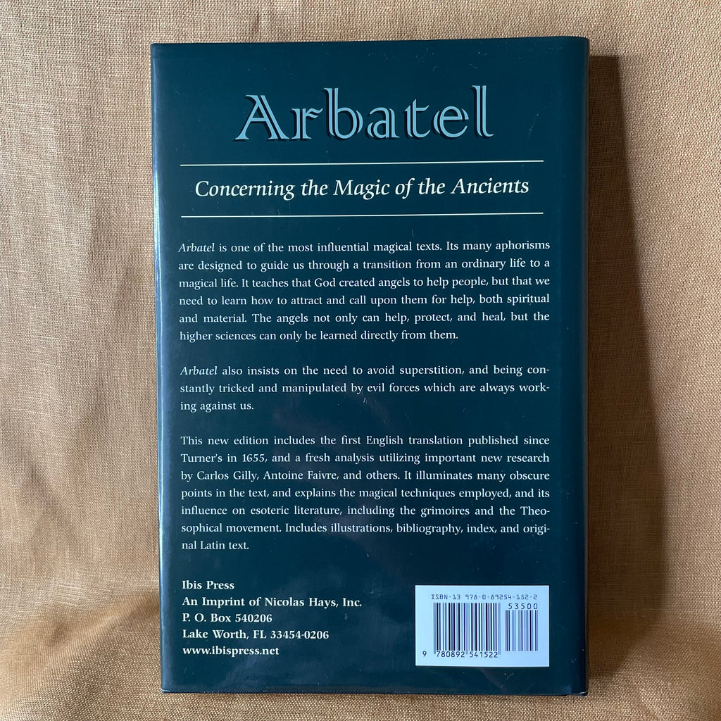 Arbatel: Concerning the Magic of the Ancients — Joseph H. Peterson