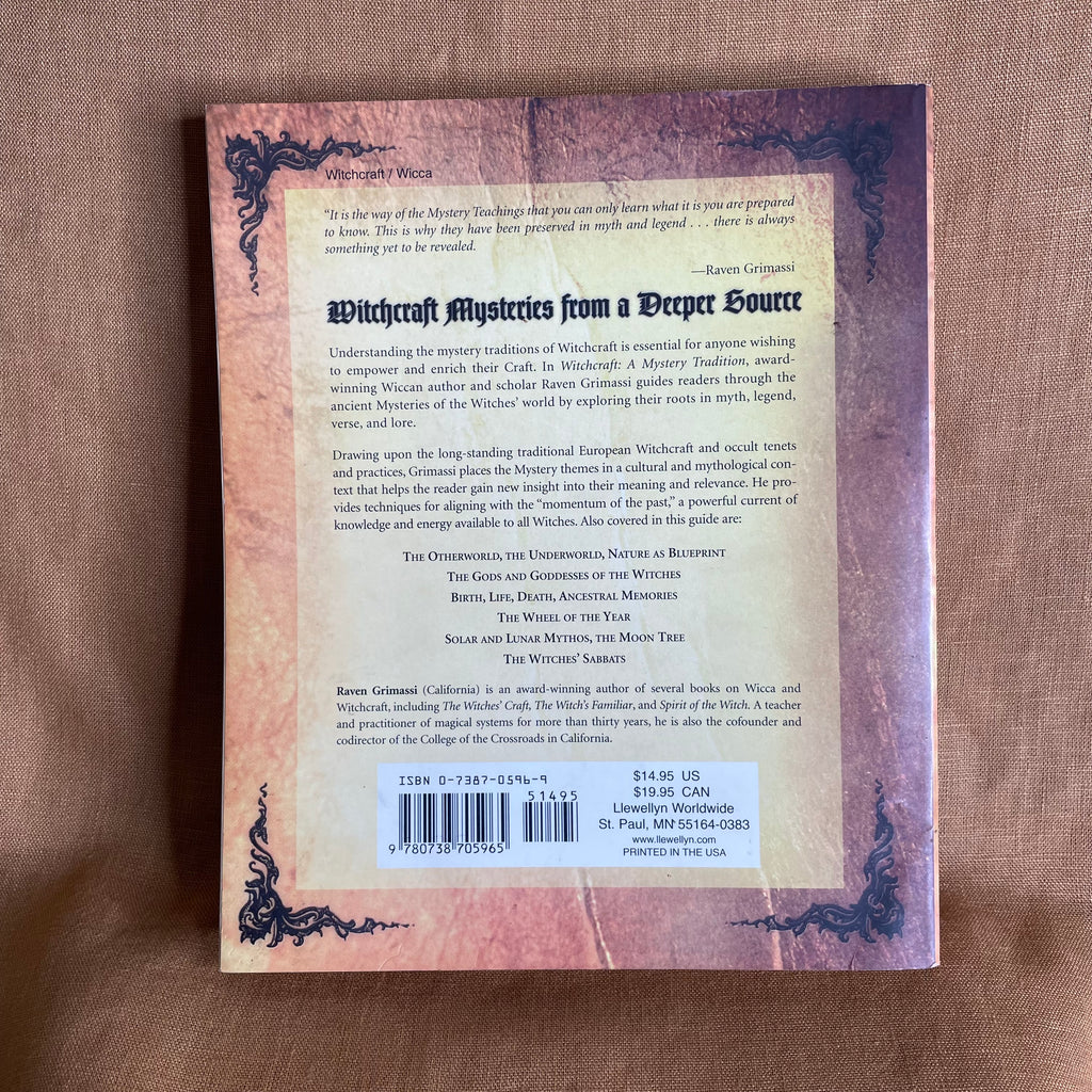 Witchcraft: A Mystery Tradition - Raven Grimassi