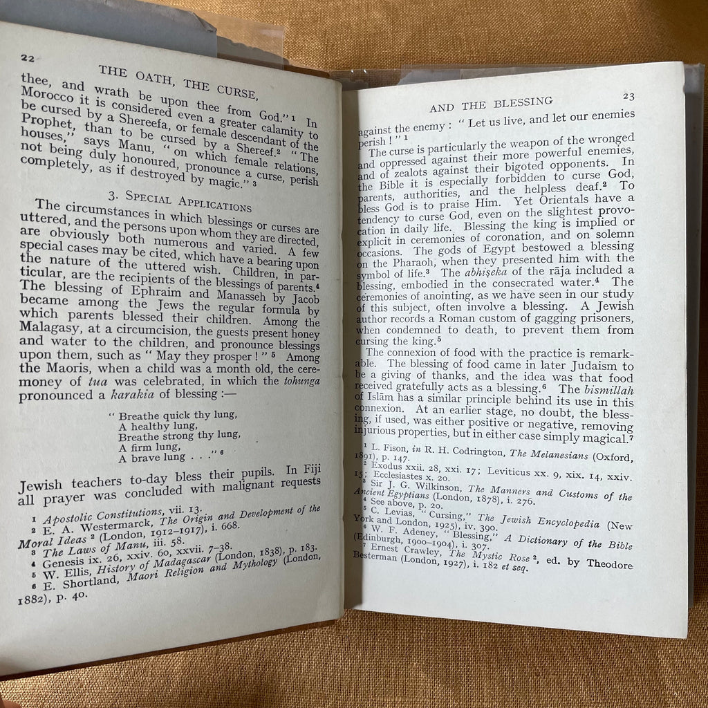 Oath, Curse, and Blessing - Ernest Crawley