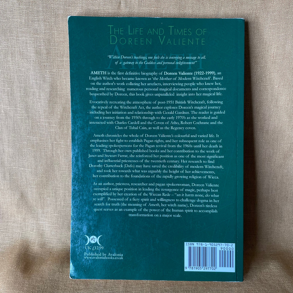 Ameth: The Life and Times of Doreen Valiente - Jonathan Tapsell