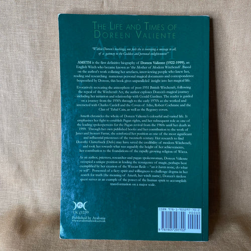 Ameth: The Life and Times of Doreen Valiente - Jonathan Tapsell