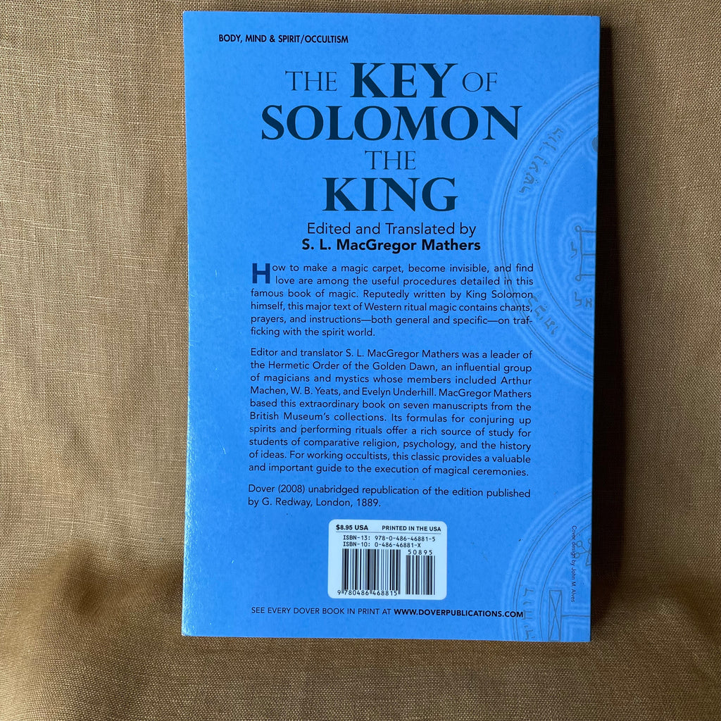 The Key of Solomon the King - S. L. MacGregor Mathers