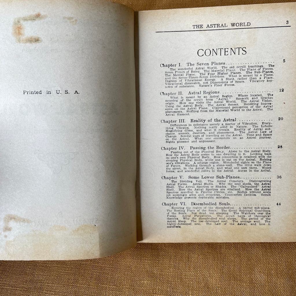 The Astral World: Its Scenes, Dwellers and Phenomena - Swami Panchadasi