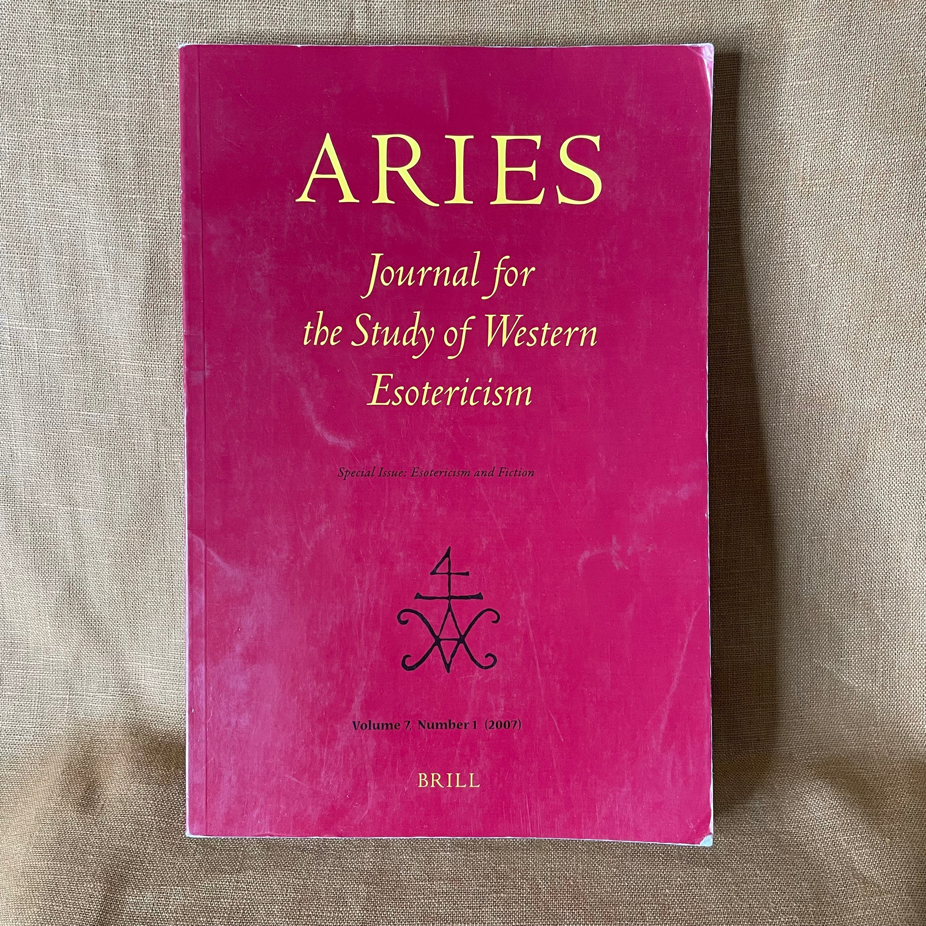 Aries: Journal for the Study of Western Esotericism, Volume 7, Number 1 (2007) - Special Issue: Esotericism and Fiction
