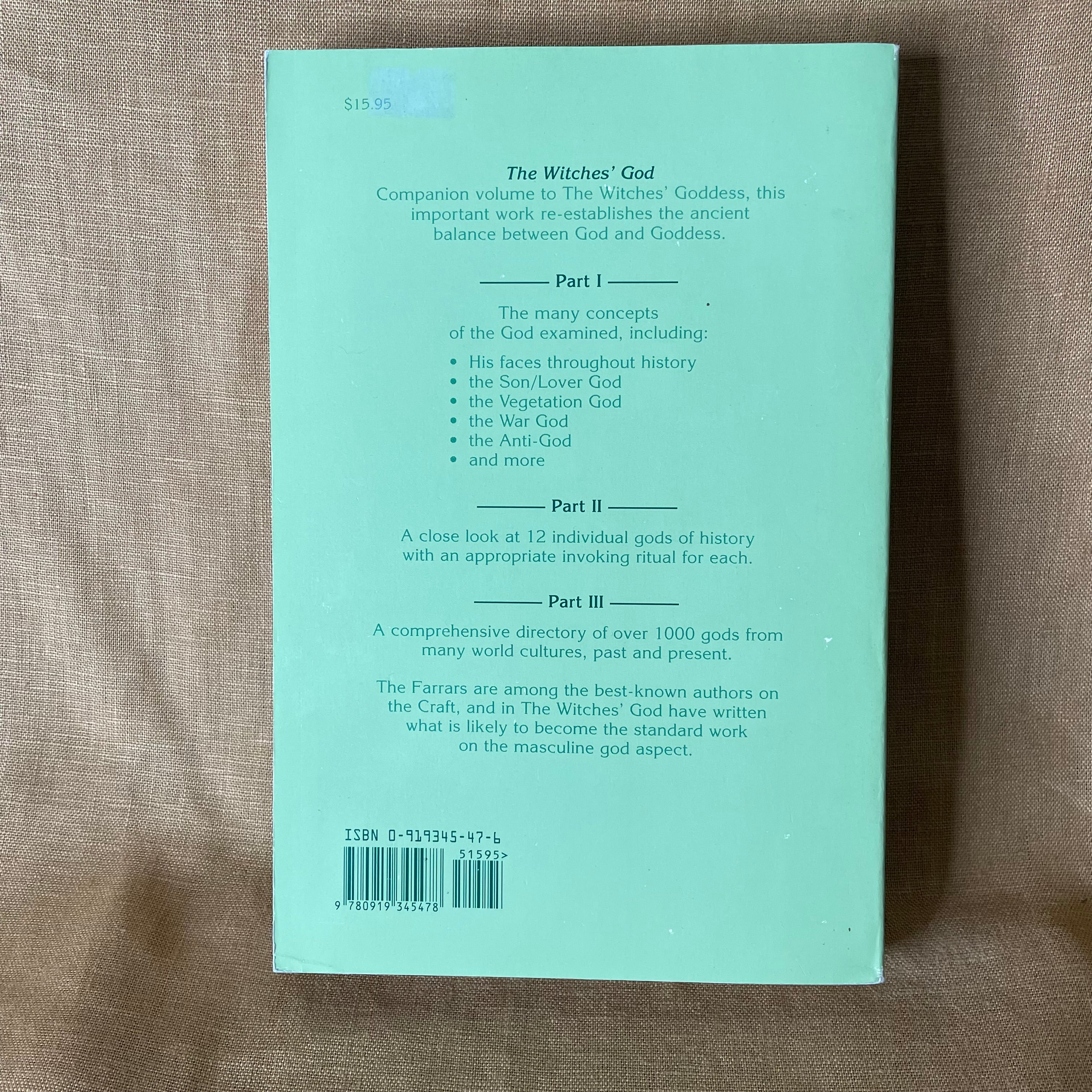 The Witches' God - Janet & Stewart Farrar