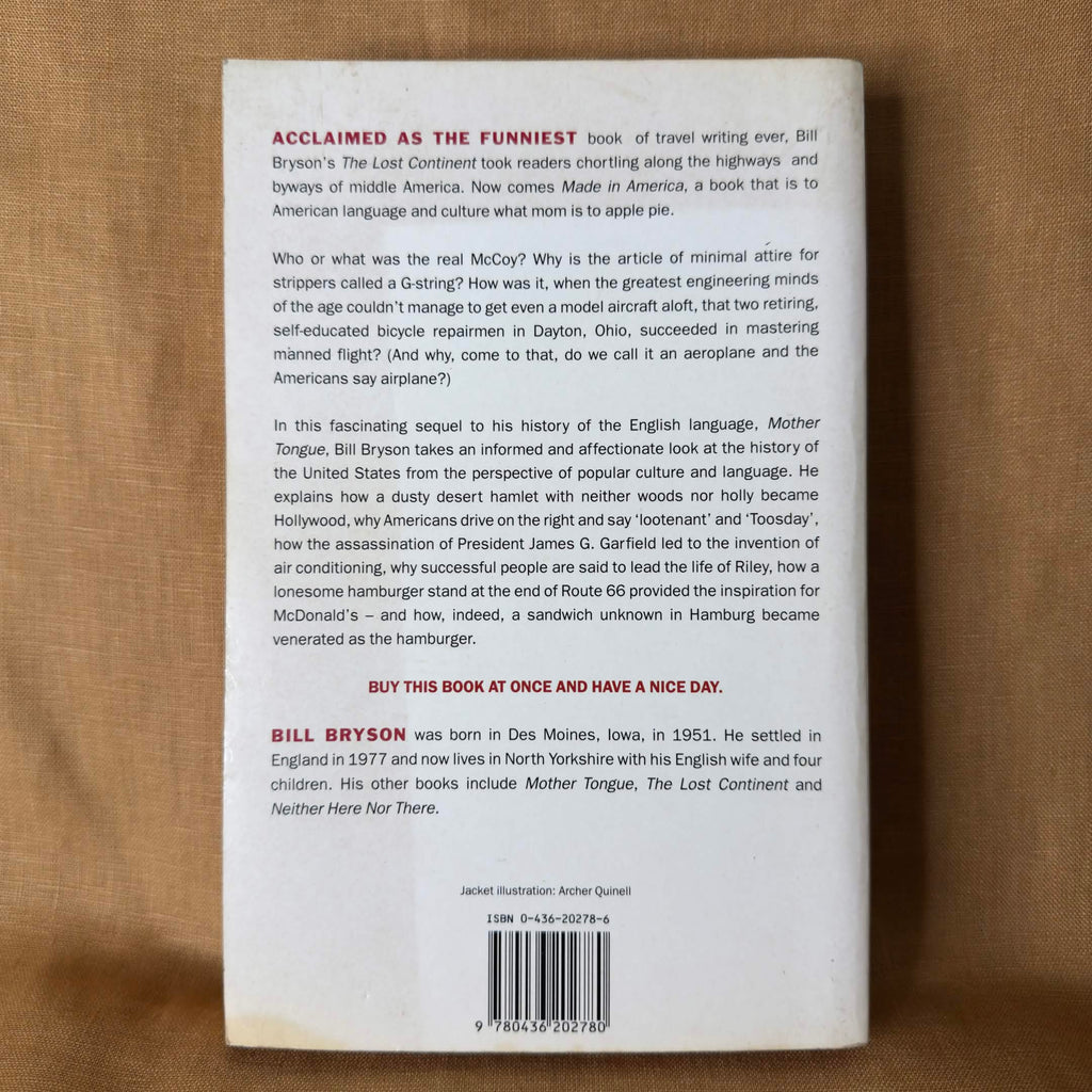 Made in America — Bill Bryson