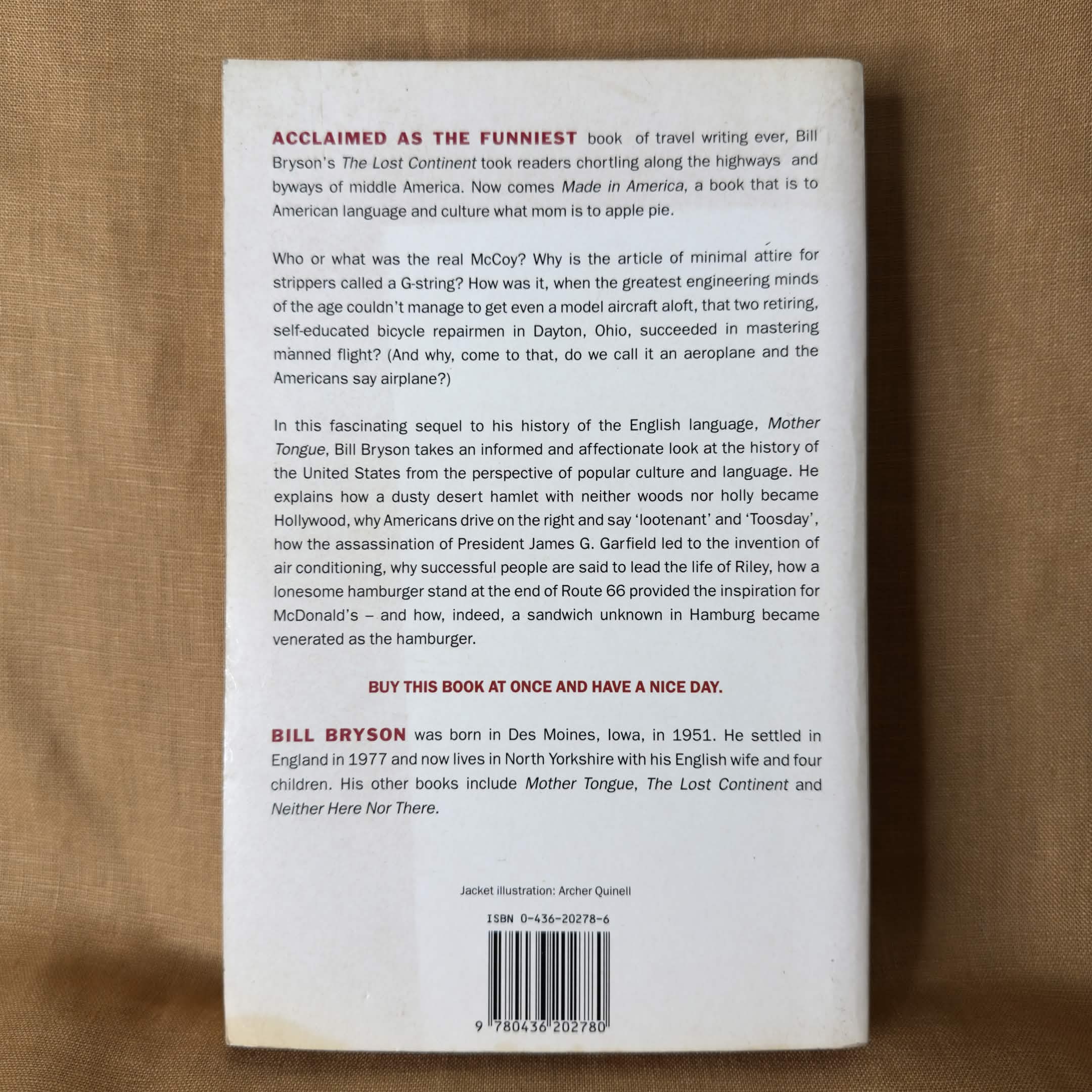 Made in America — Bill Bryson