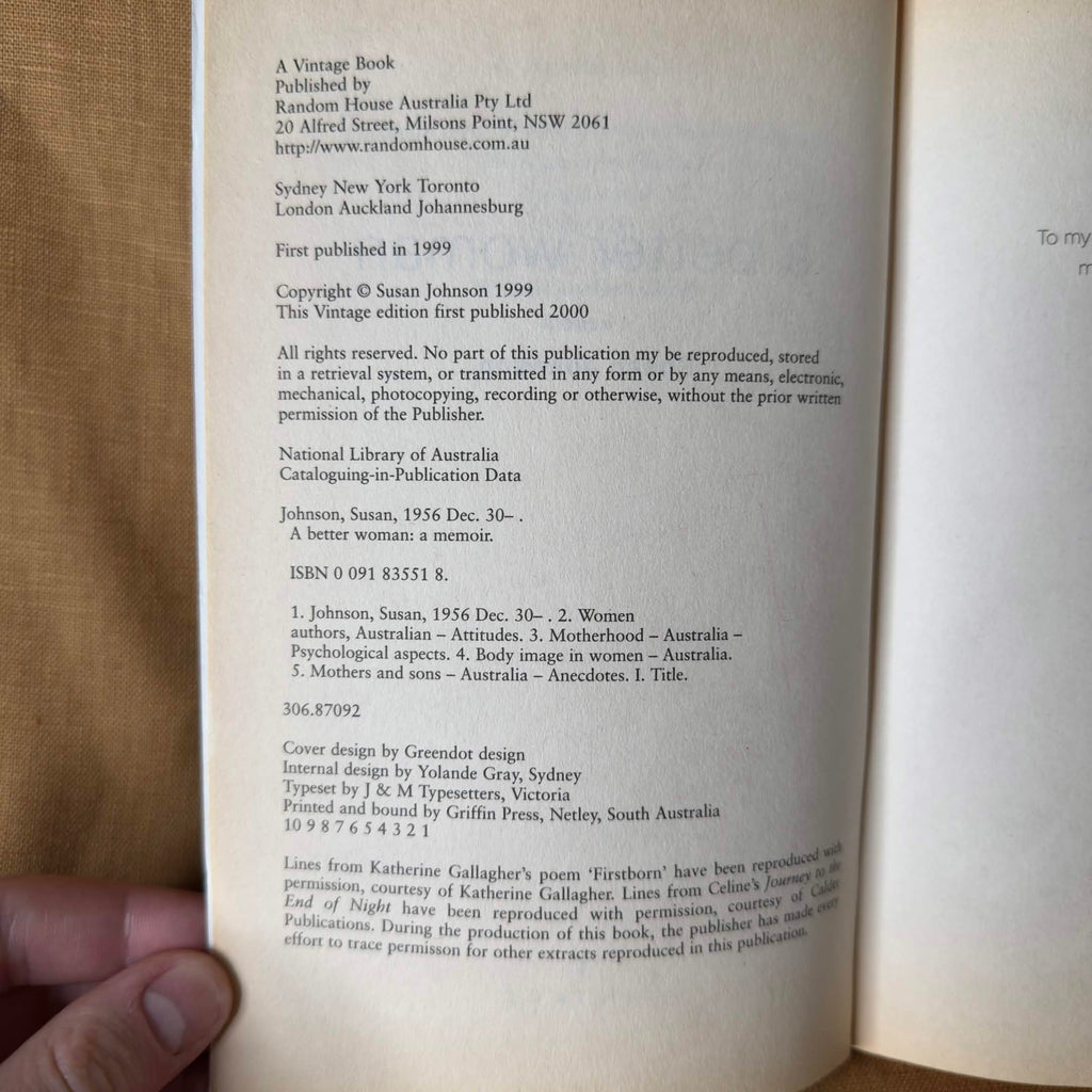 A Better Woman — Susan Johnson