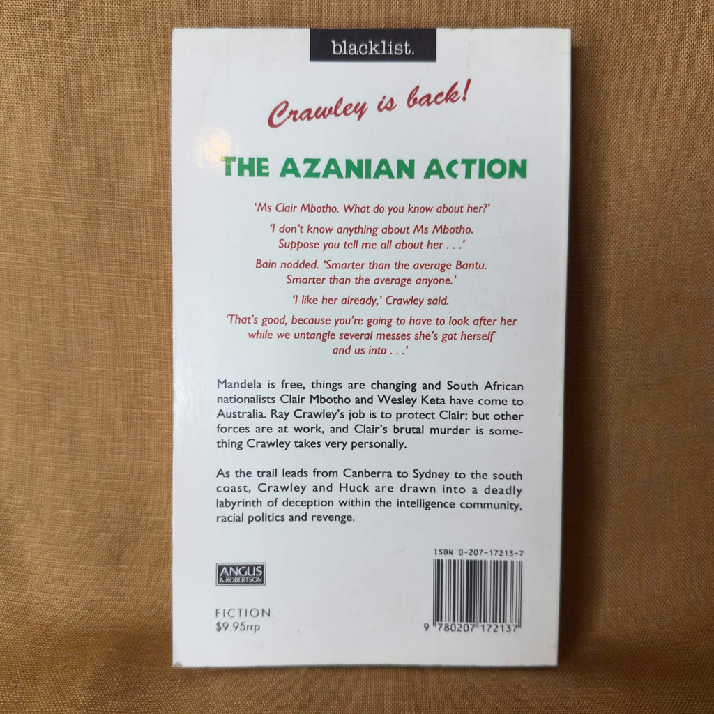 The Azanian Action — Peter Corris