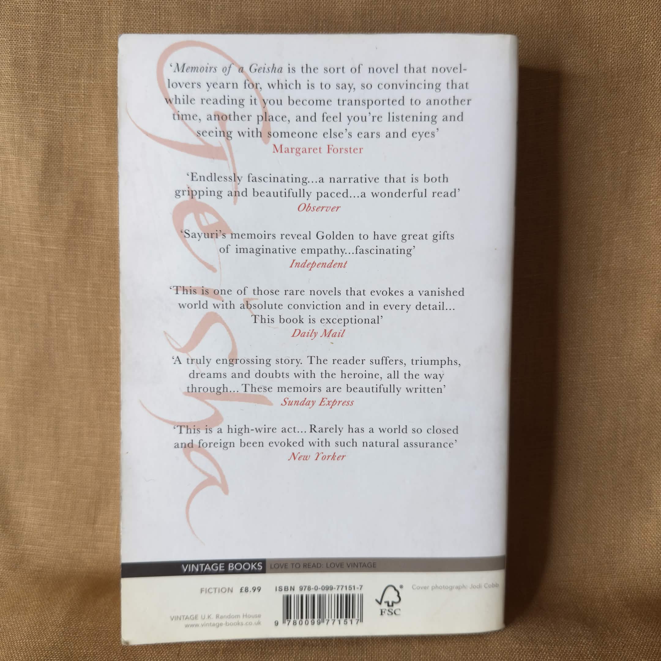 Memoirs of a Geisha — Arthur Golden