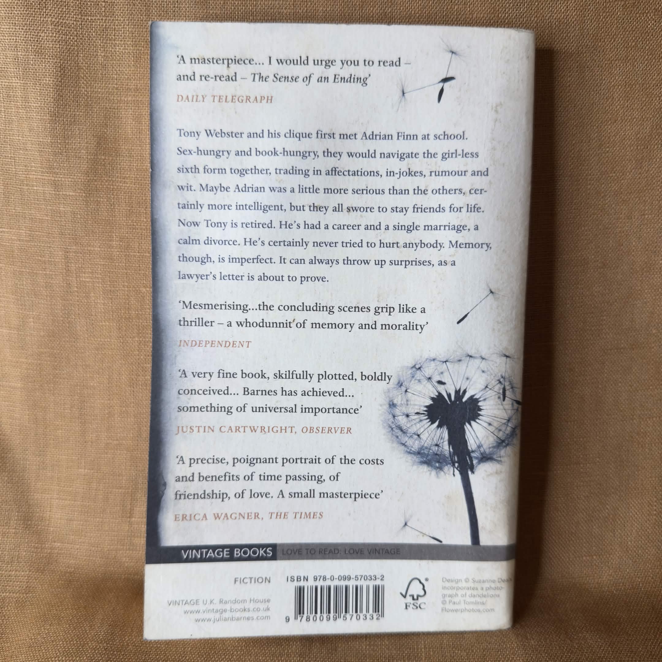 The Sense of an Ending — Julian Barnes