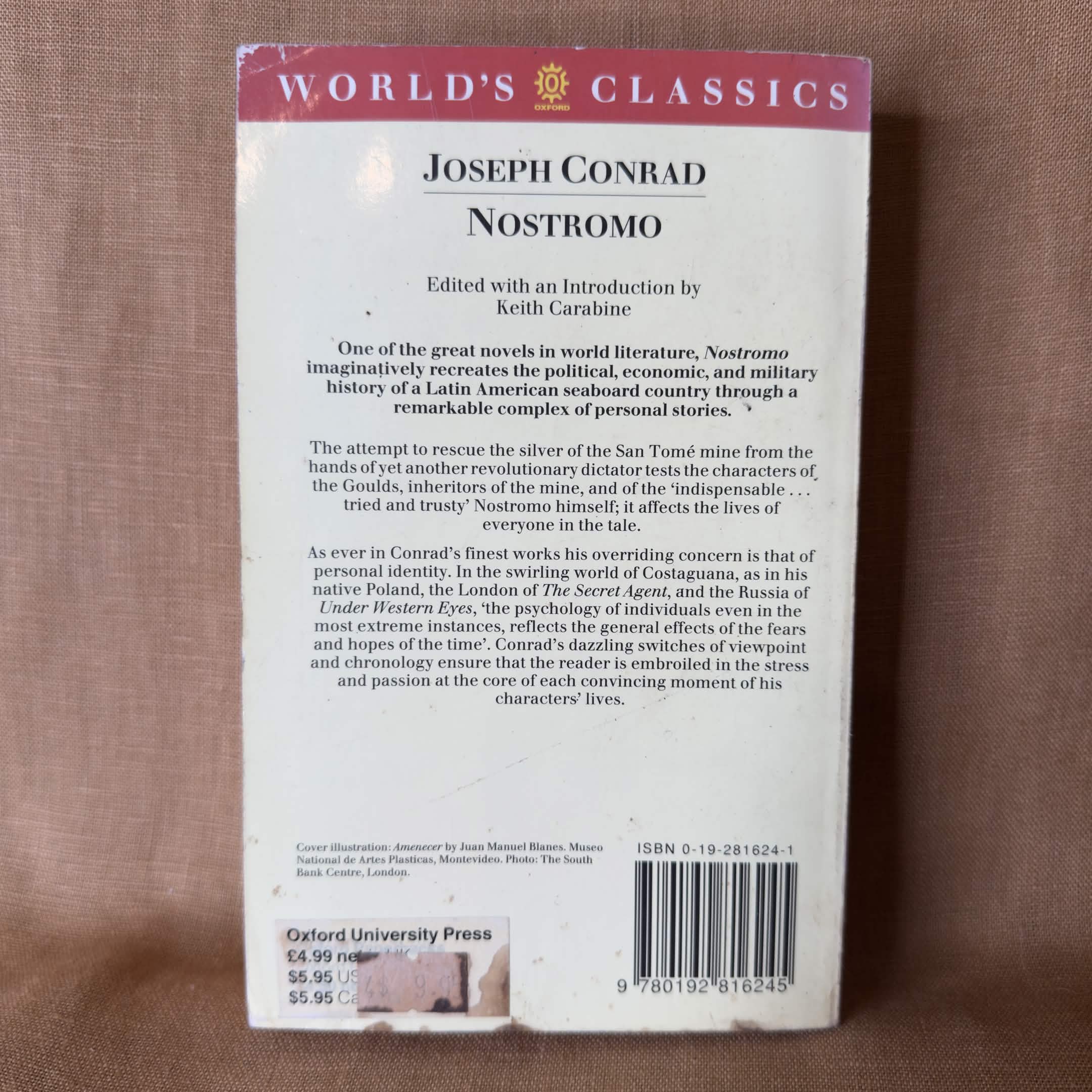 Nostromo - Joseph Conrad