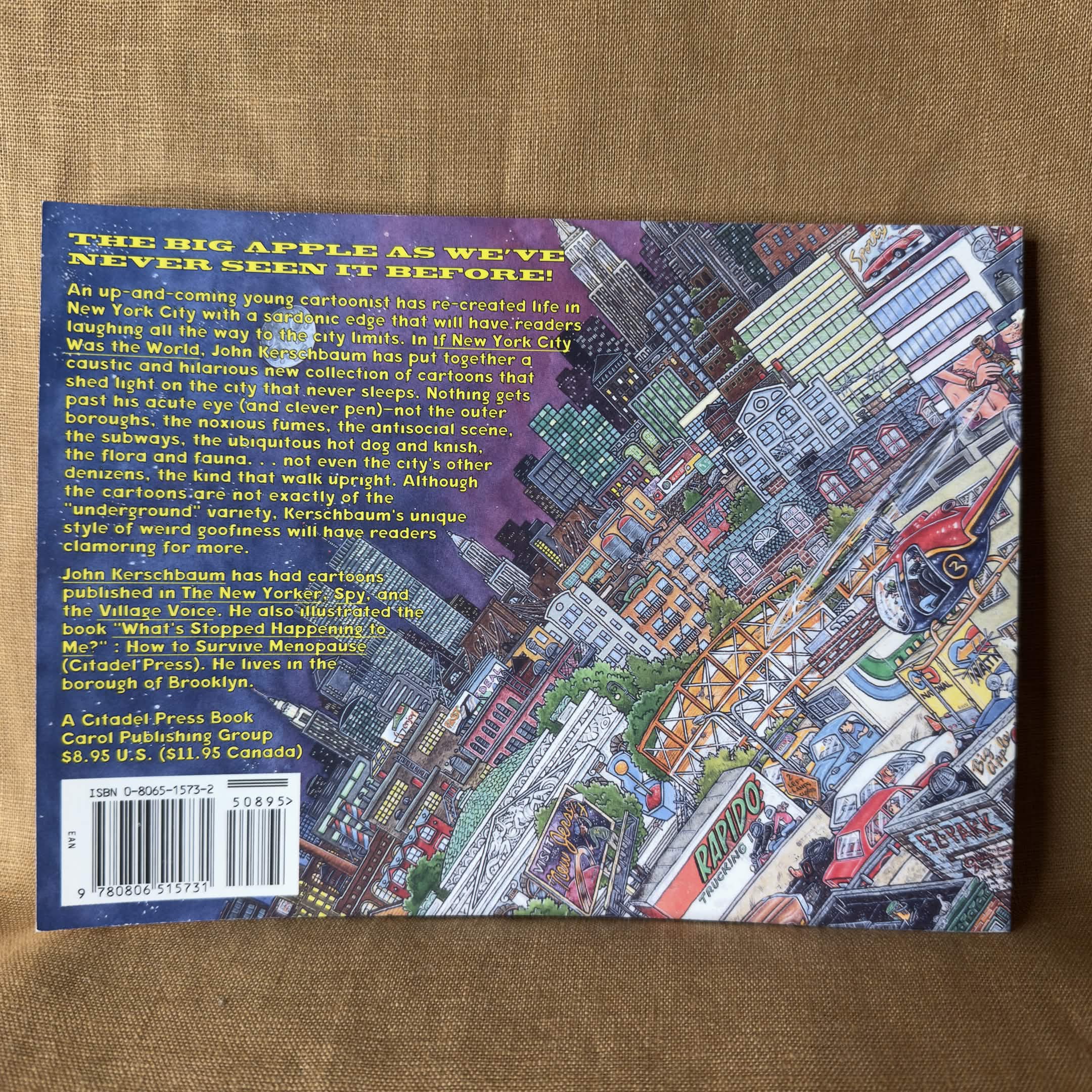 If New York City Was the World: A Cartoon Guide to Life on the Edge — John Kerschbaum