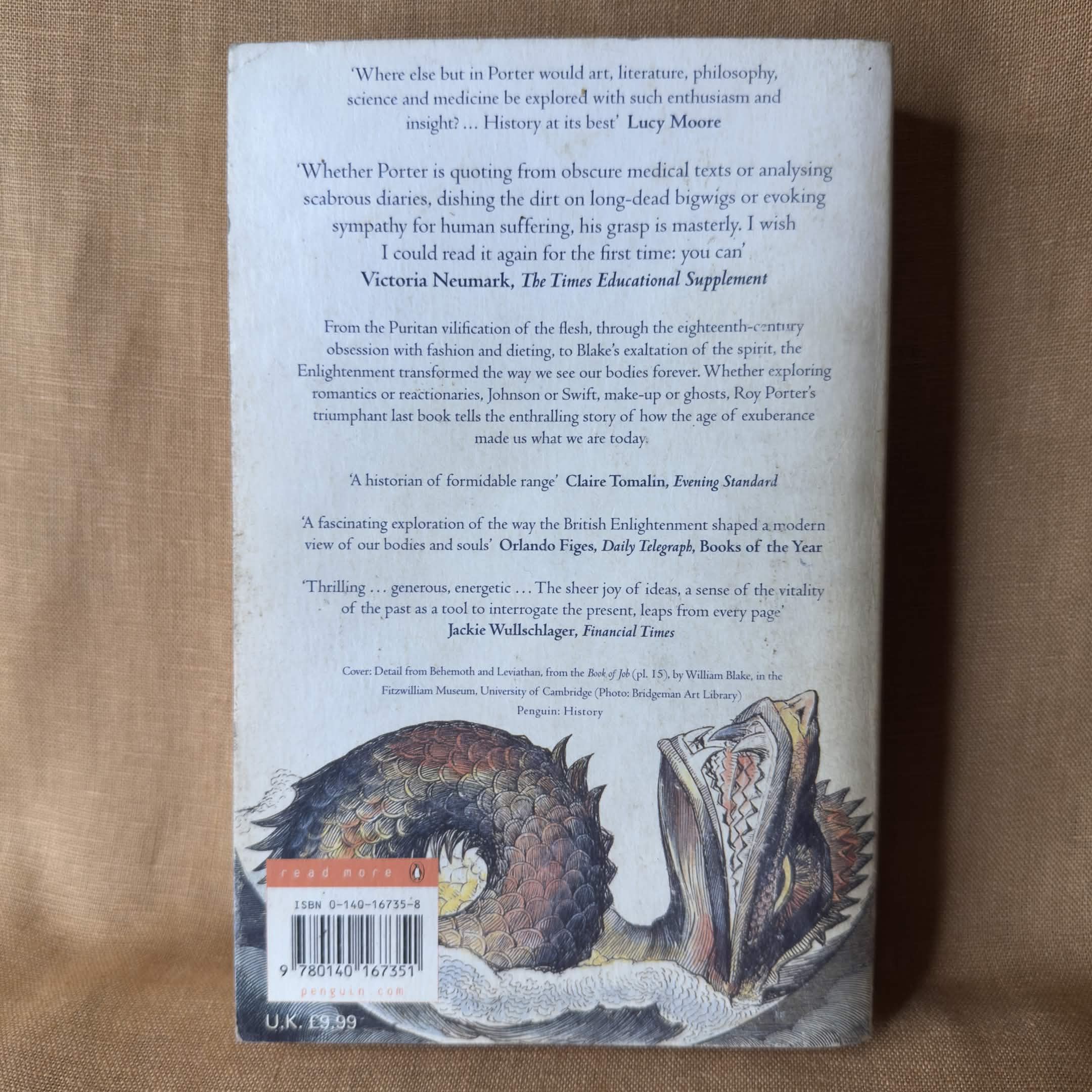 Flesh in the Age of Reason: How the Enlightenment Transformed the Way We See Our Bodies and Souls - Roy Porter