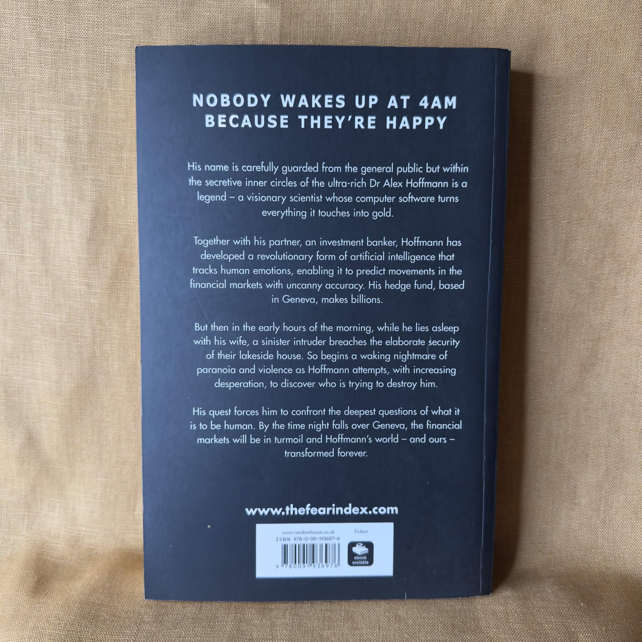 The Fear Index — Robert Harris