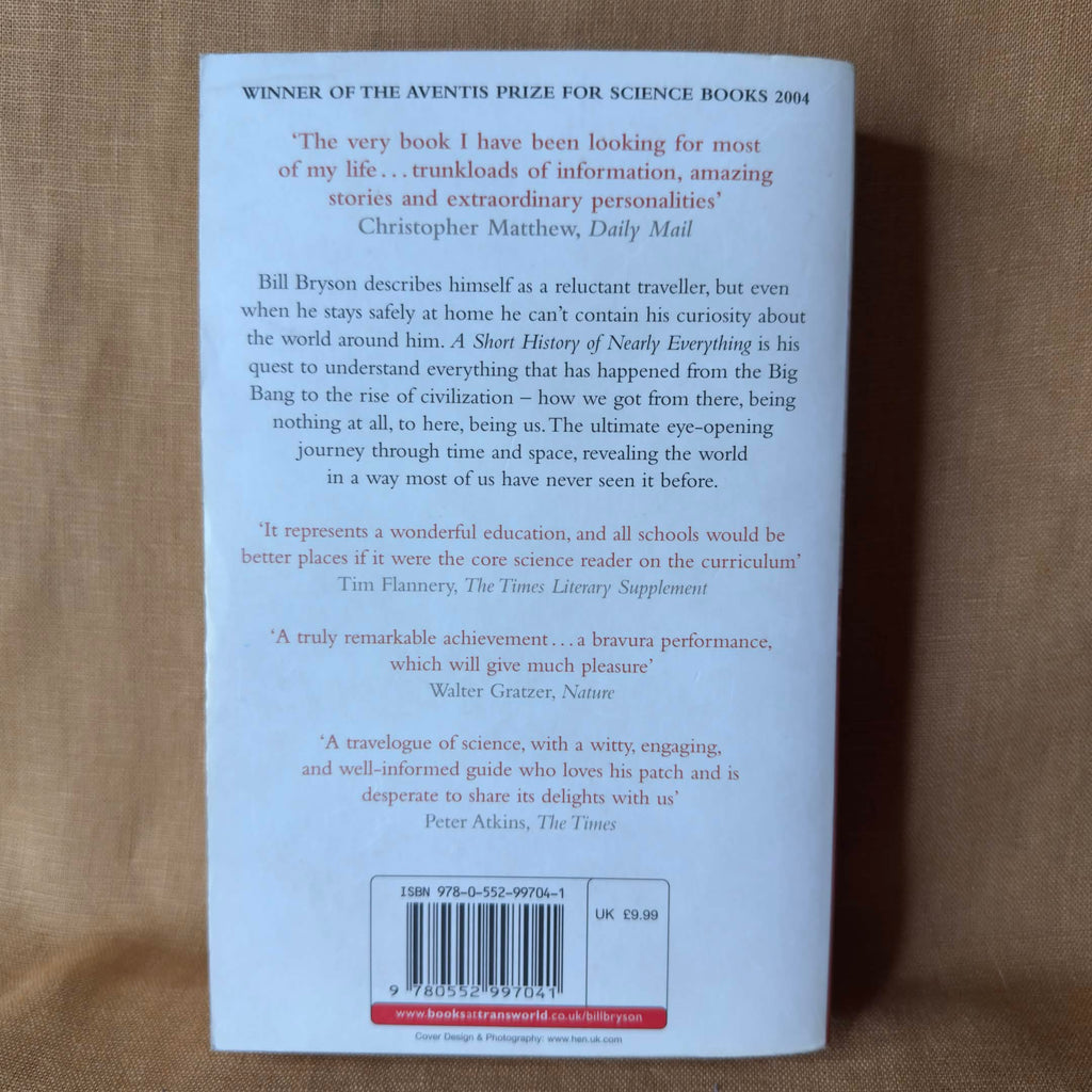 A Short History of Nearly Everything — Bill Bryson