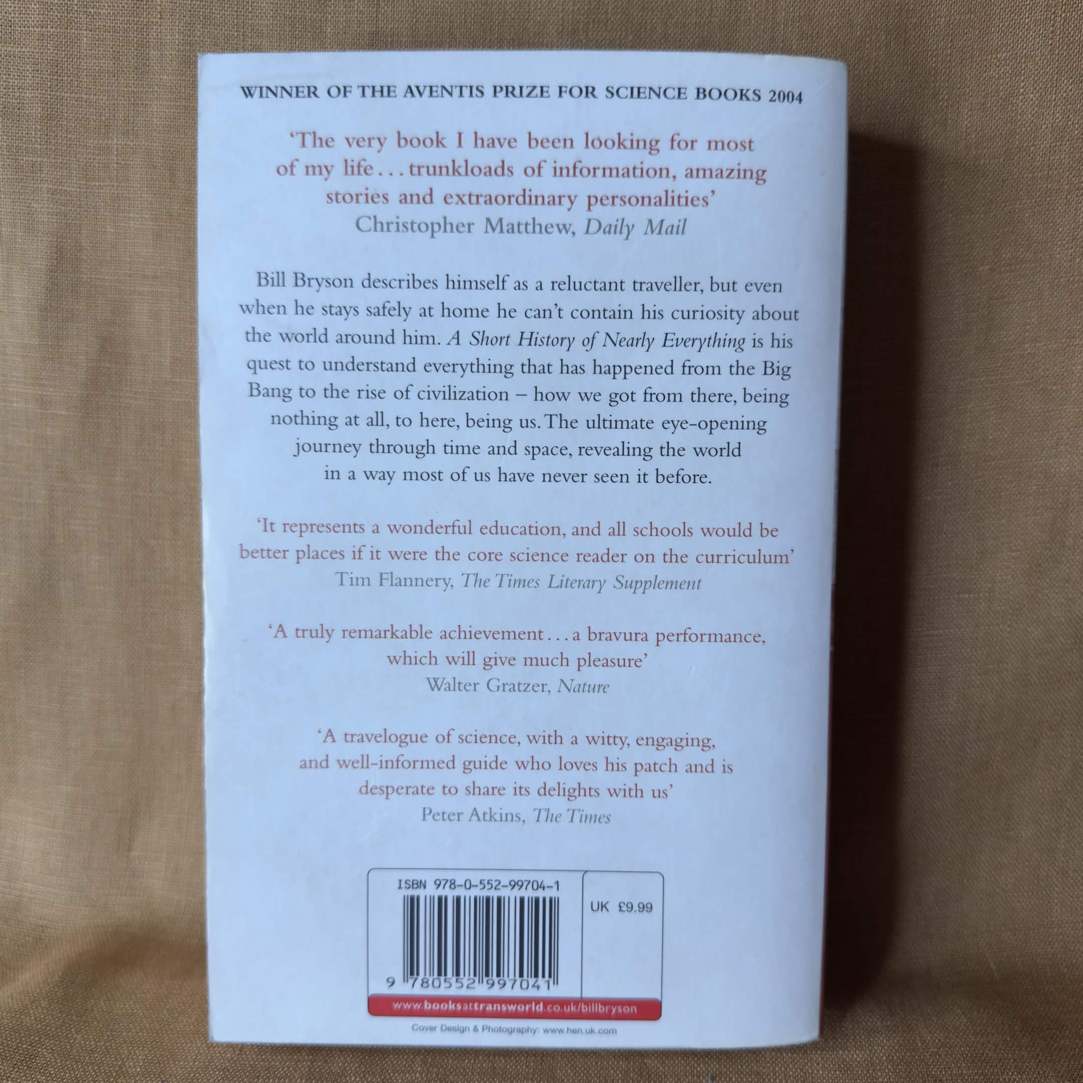 A Short History of Nearly Everything — Bill Bryson