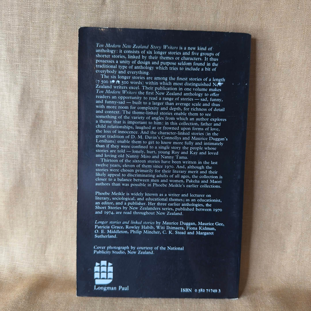 Ten Modern New Zealand Story Writers — Selected and introduced by Phoebe Meikle