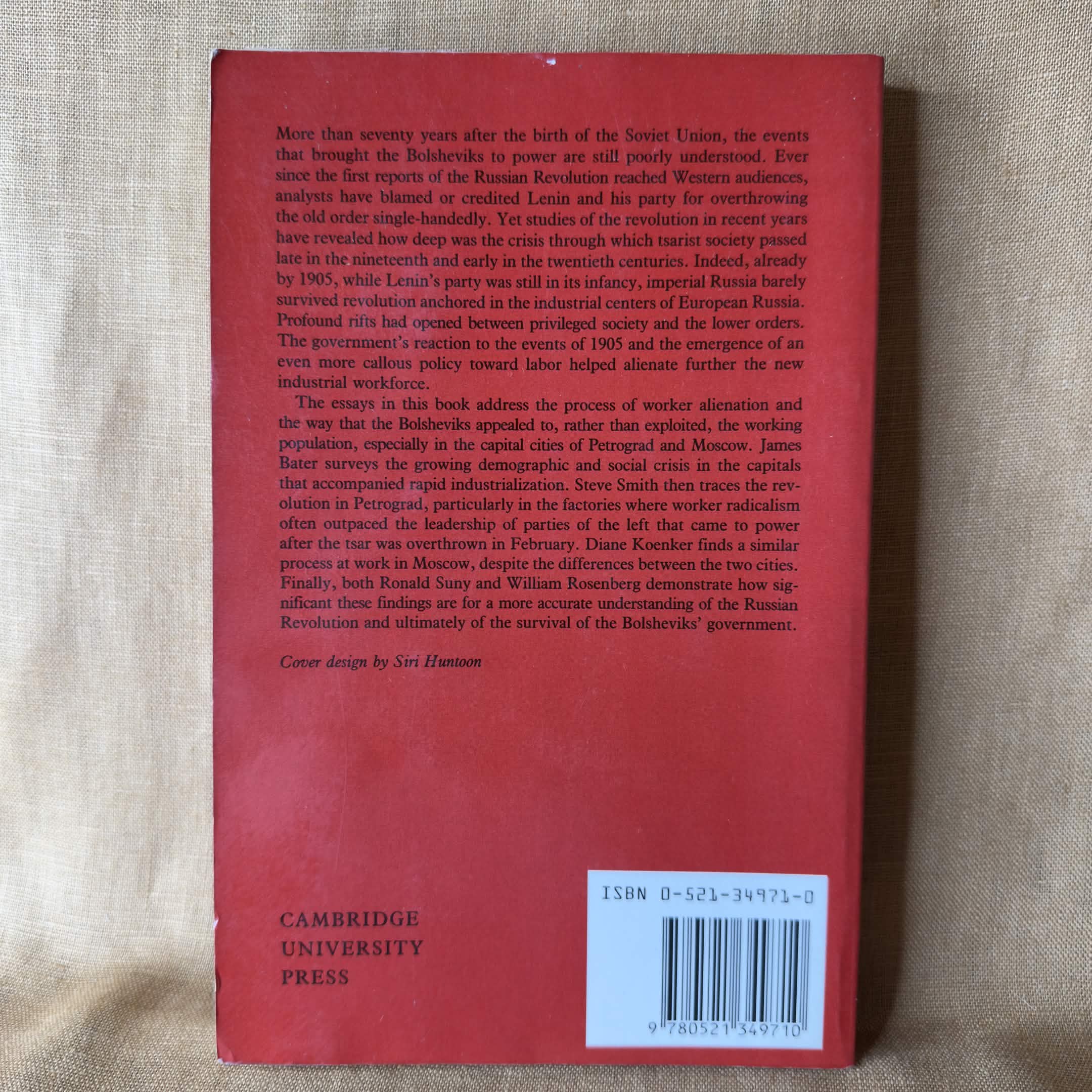 The Workers' Revolution in Russia, 1917 — edited by Daniel H. Kaiser