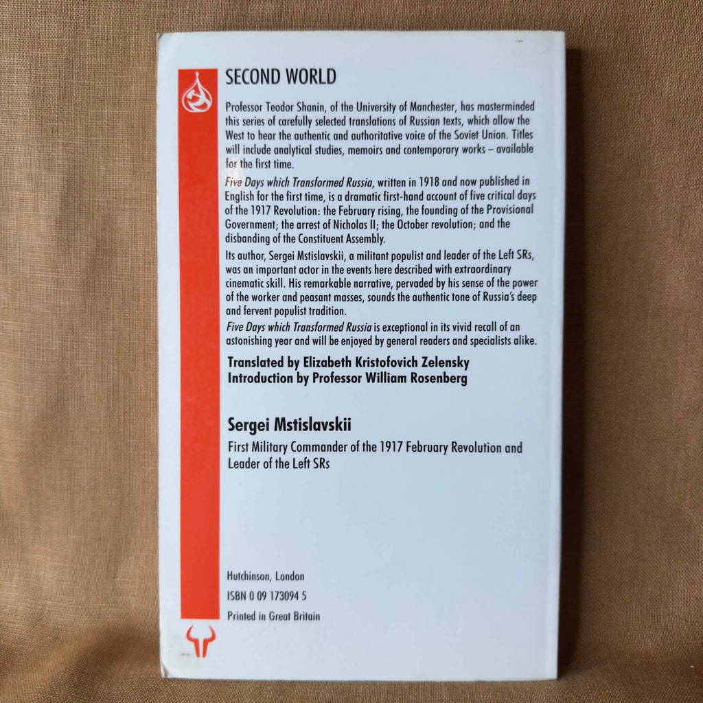 Five Days Which Transformed Russia — Sergei Mstislavskii