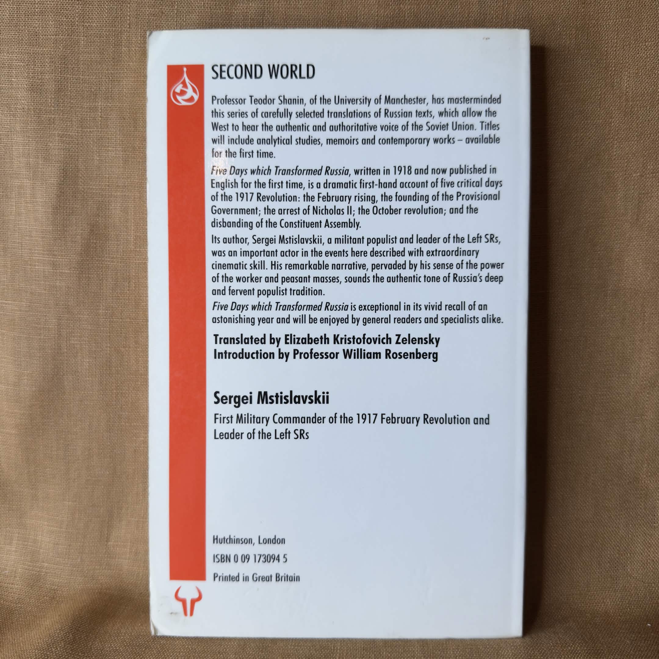 Five Days Which Transformed Russia — Sergei Mstislavskii