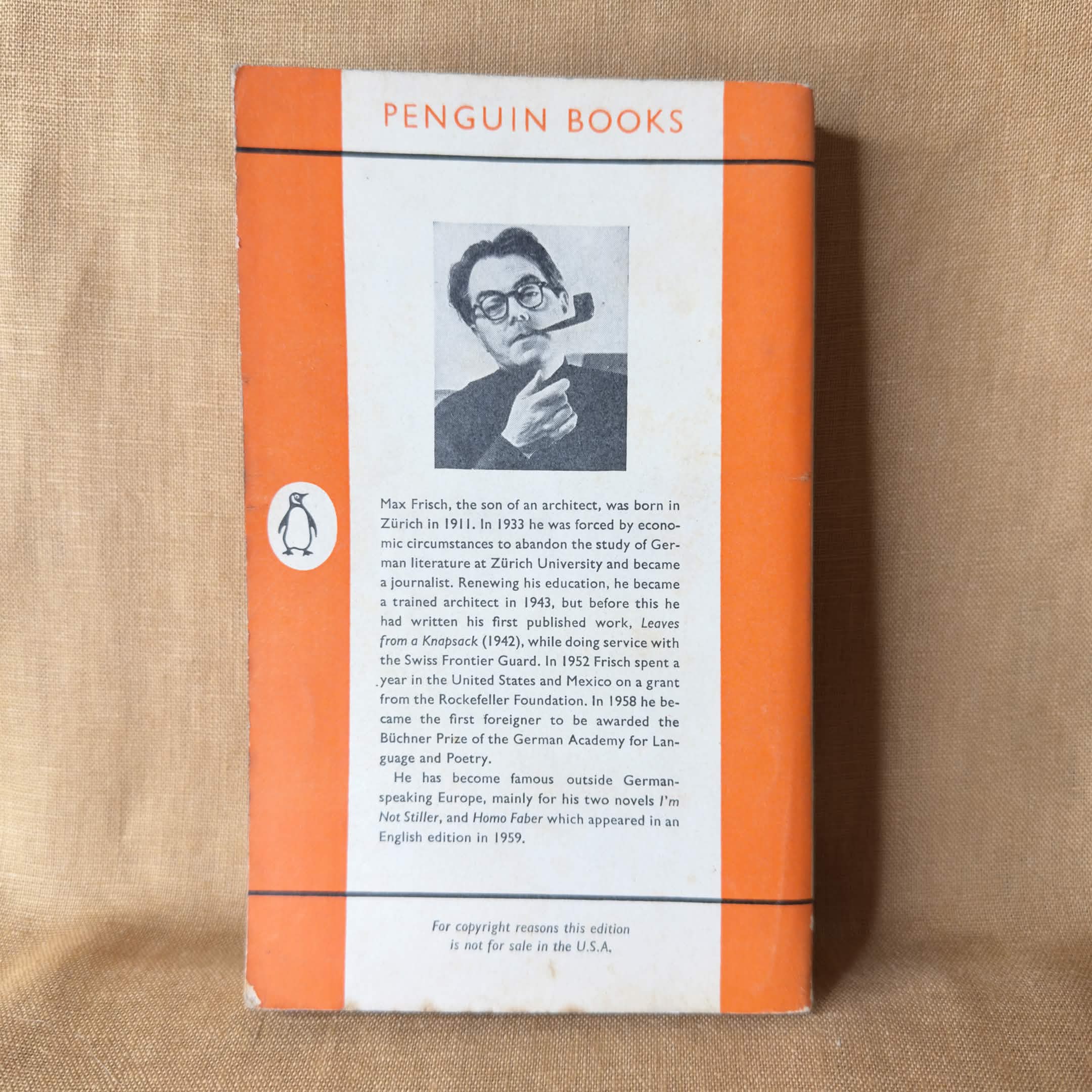 I'm Not Stiller — Max Frisch