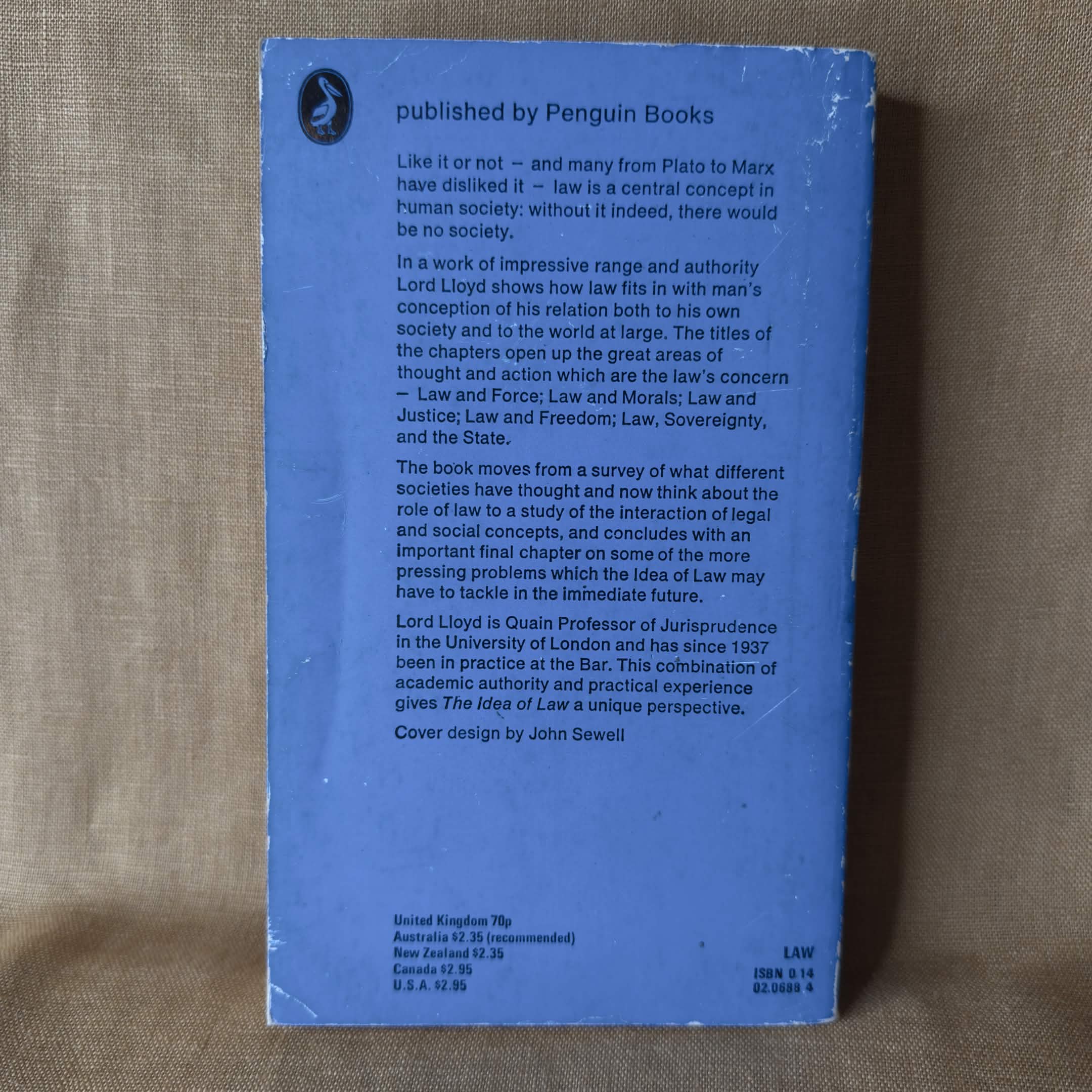 The Idea of Law — Dennis Lloyd